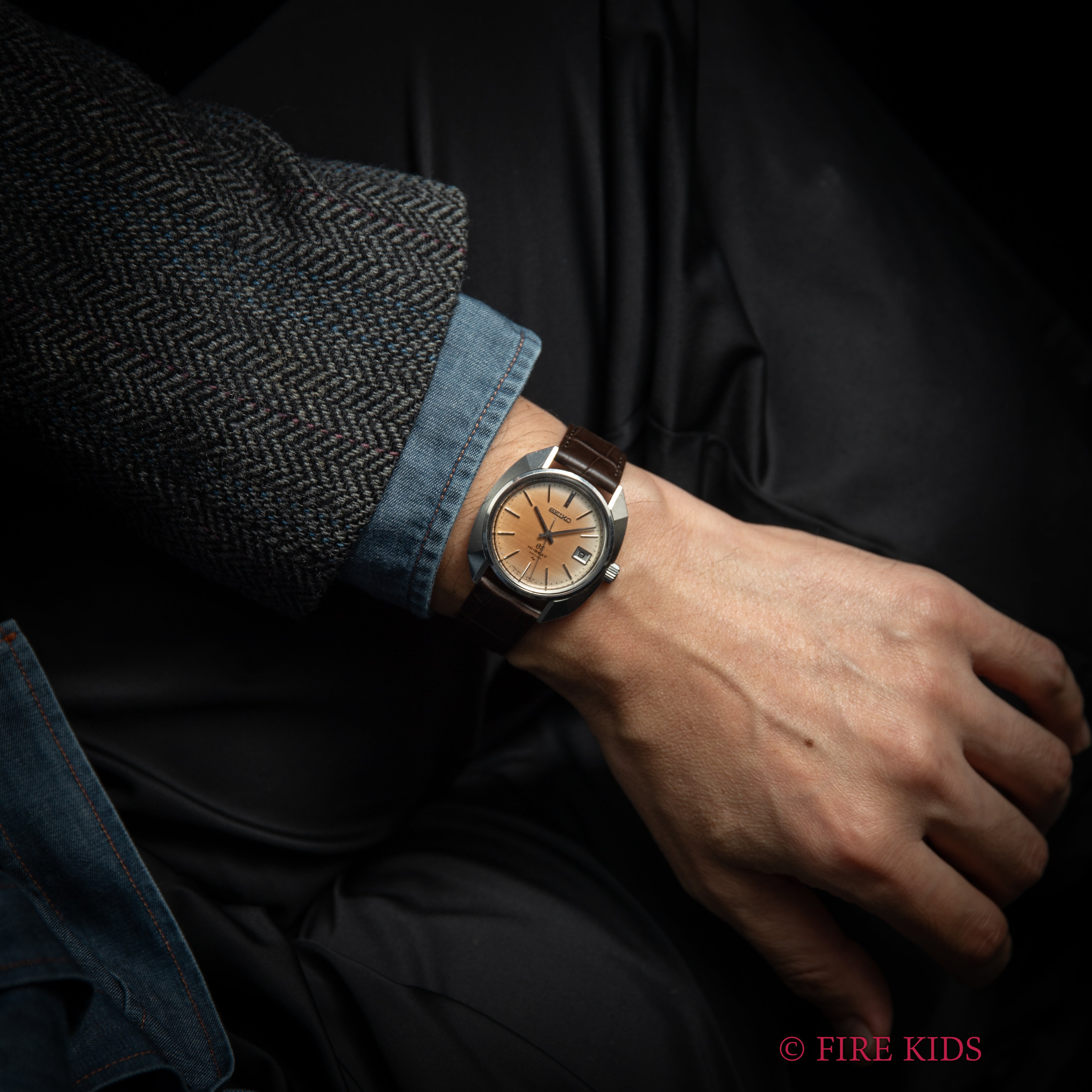 グランドセイコー 純正ブレス 余りコマ 2個半 グランドセイコー 手巻き 1967年製 44GS 後期 Ref.4420-9000