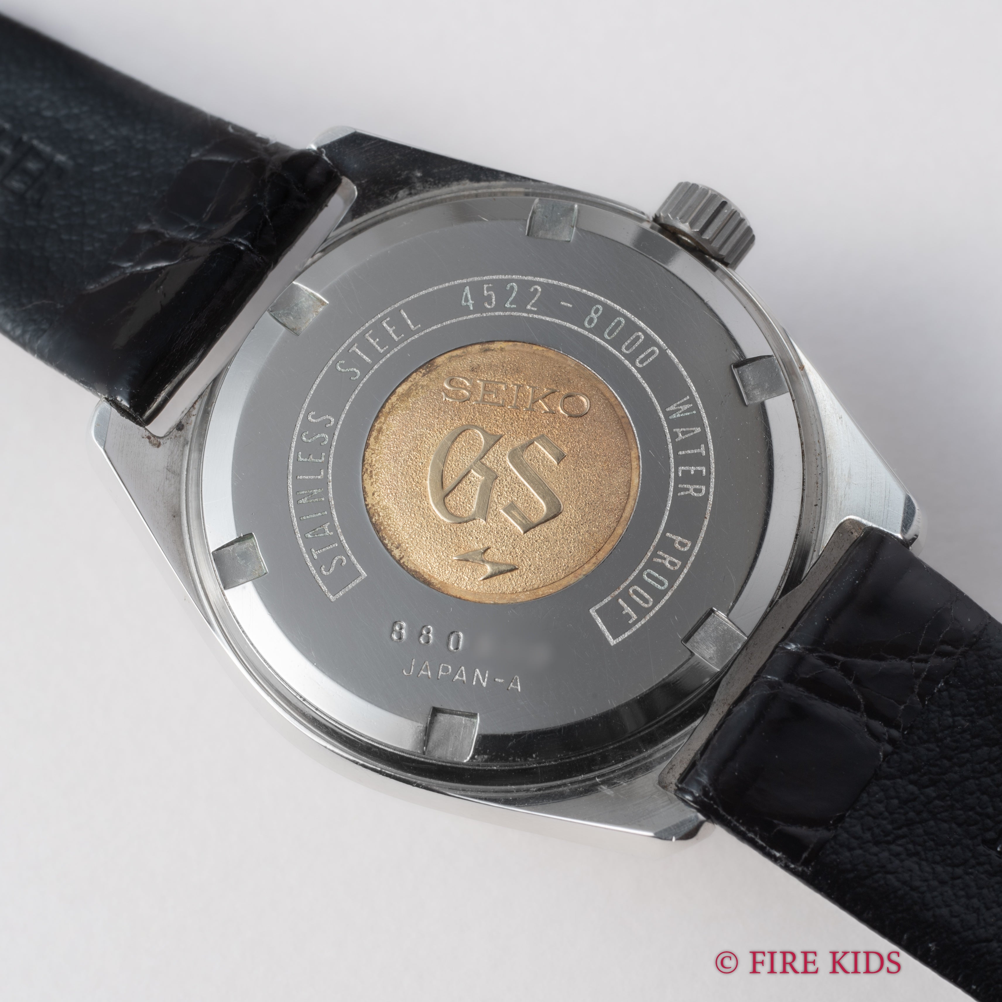 グランドセイコー ハイビート 1968年製 10振動 手巻 45GS Ref.4522-8000 GS尾錠付