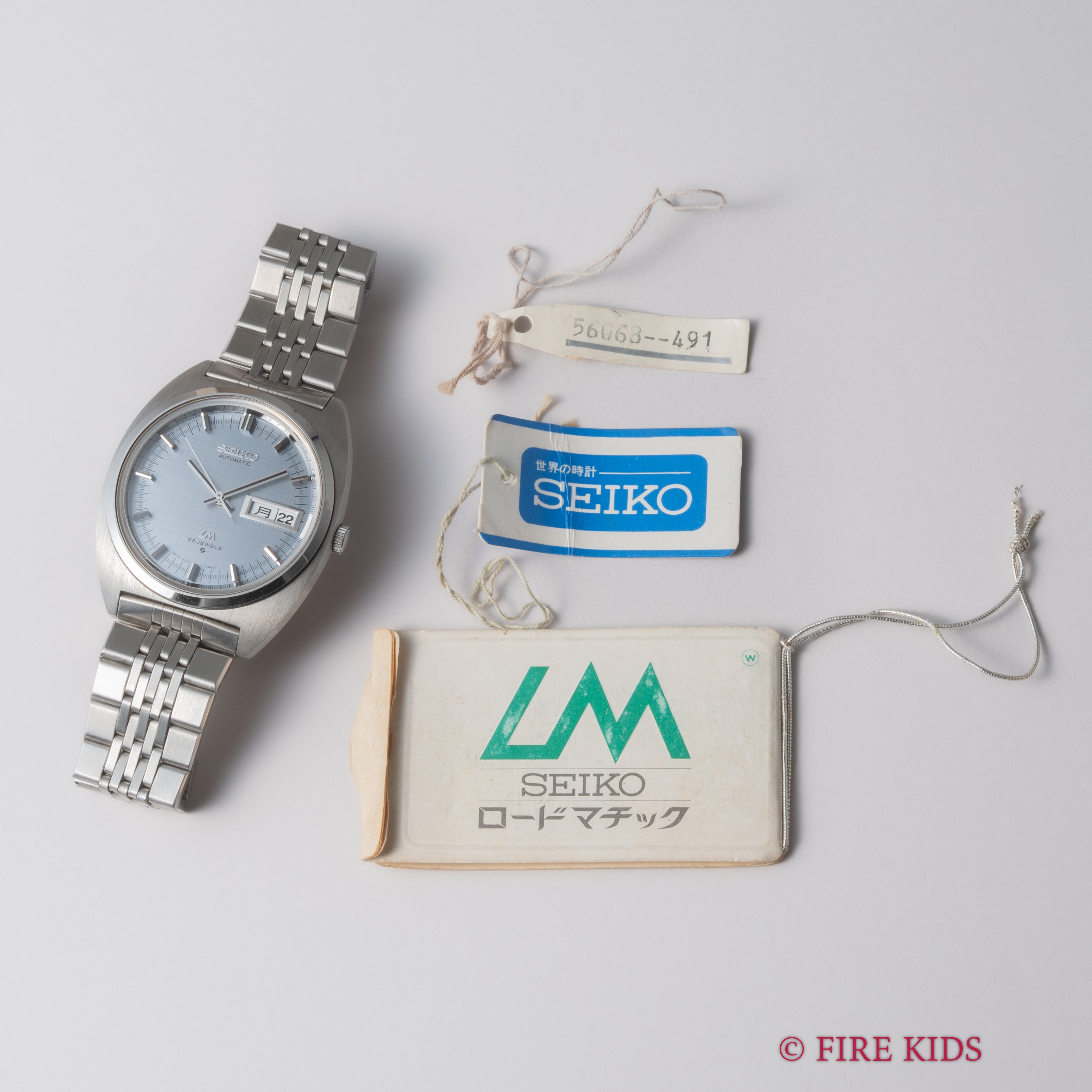 セイコー ロードマチック 未使用品 1971年製 Ref.5606-7140 純正ブレス タグ付き Cal.5606A 自動巻 タグ付き 純正ブレス