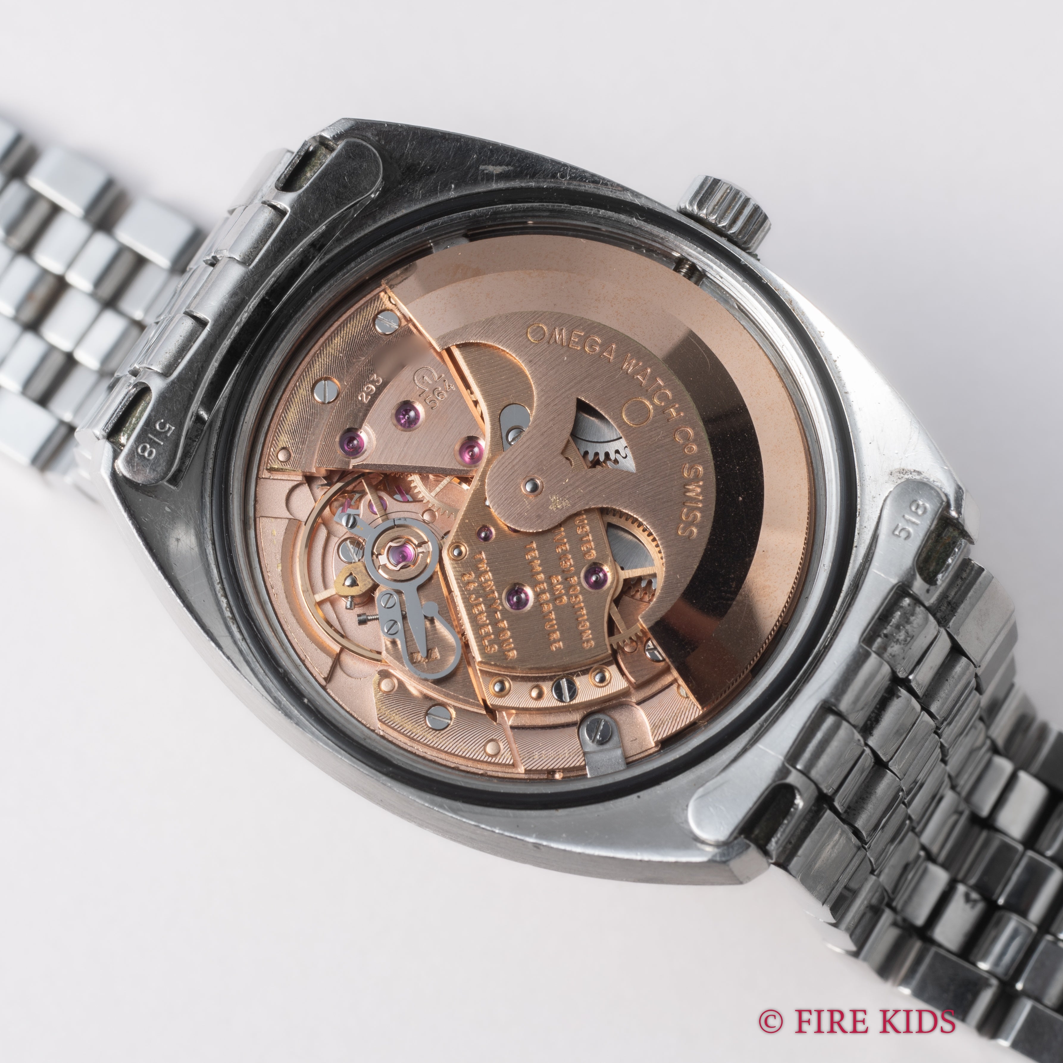 オメガ コンステレーション 1969年製 Ref.168.017SP ジェンタ前期型 リネンダイヤル クロノメーター自動巻 純正ブレス