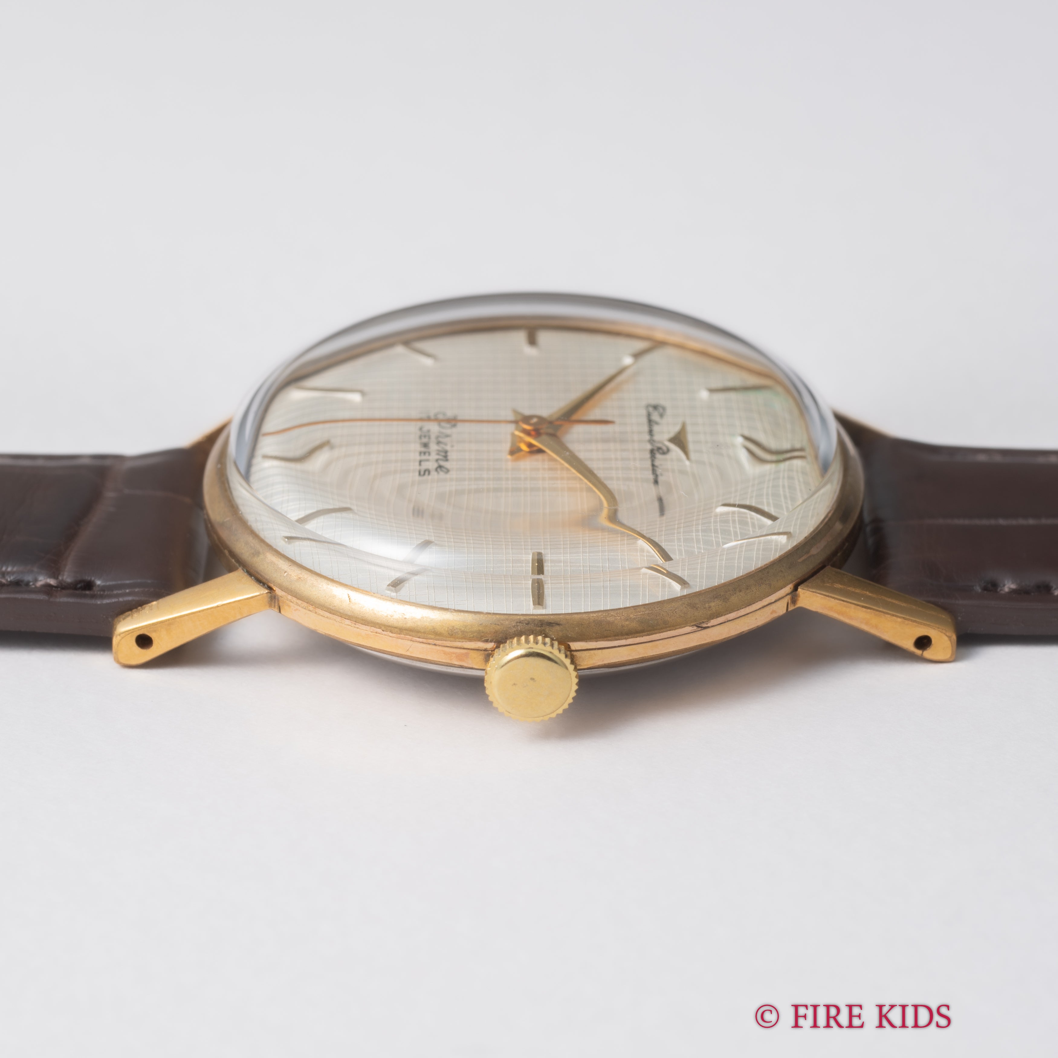 タカノ プレシジョン プライム Ref.10069 1950年代製 手巻き GPケース 格子柄文字盤