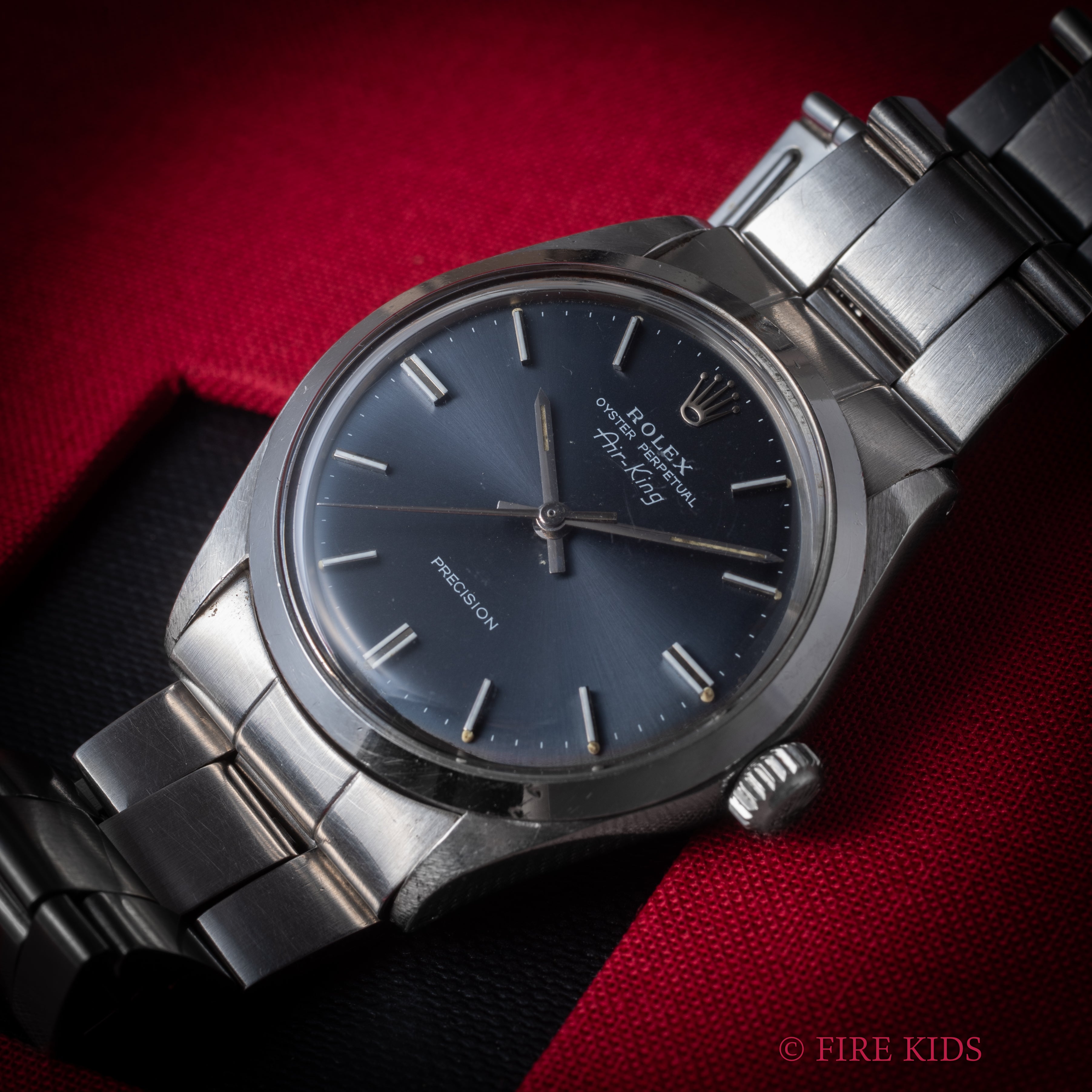 ロレックス Ref.5500 1971年製 ブルーグレーダイヤル 純正ブレス付き 自動巻き