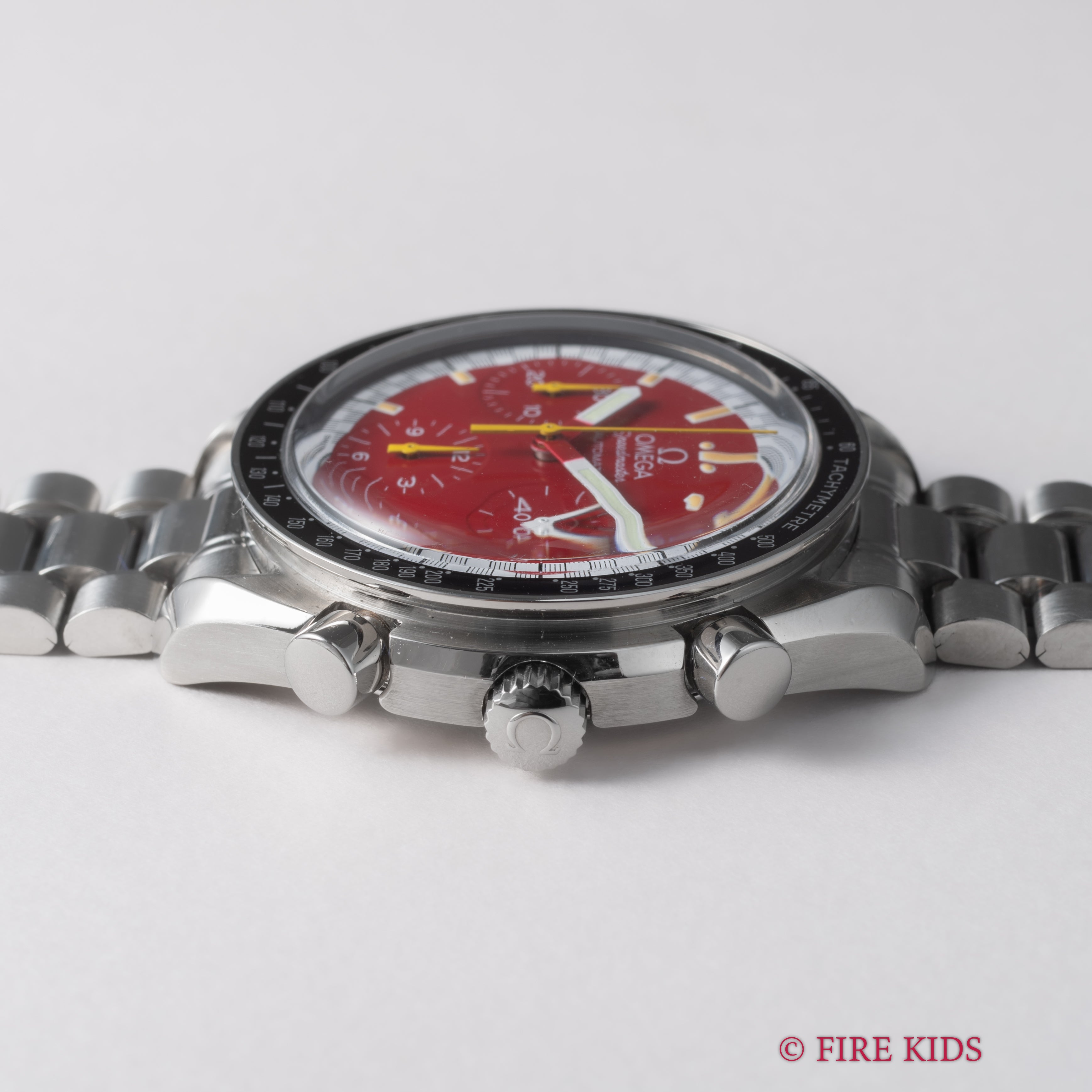 オメガ スピードマスター レーシング シューマッハモデル 1996年製 Ref.3510.81 自動巻 レッドダイヤル 純正ブレス