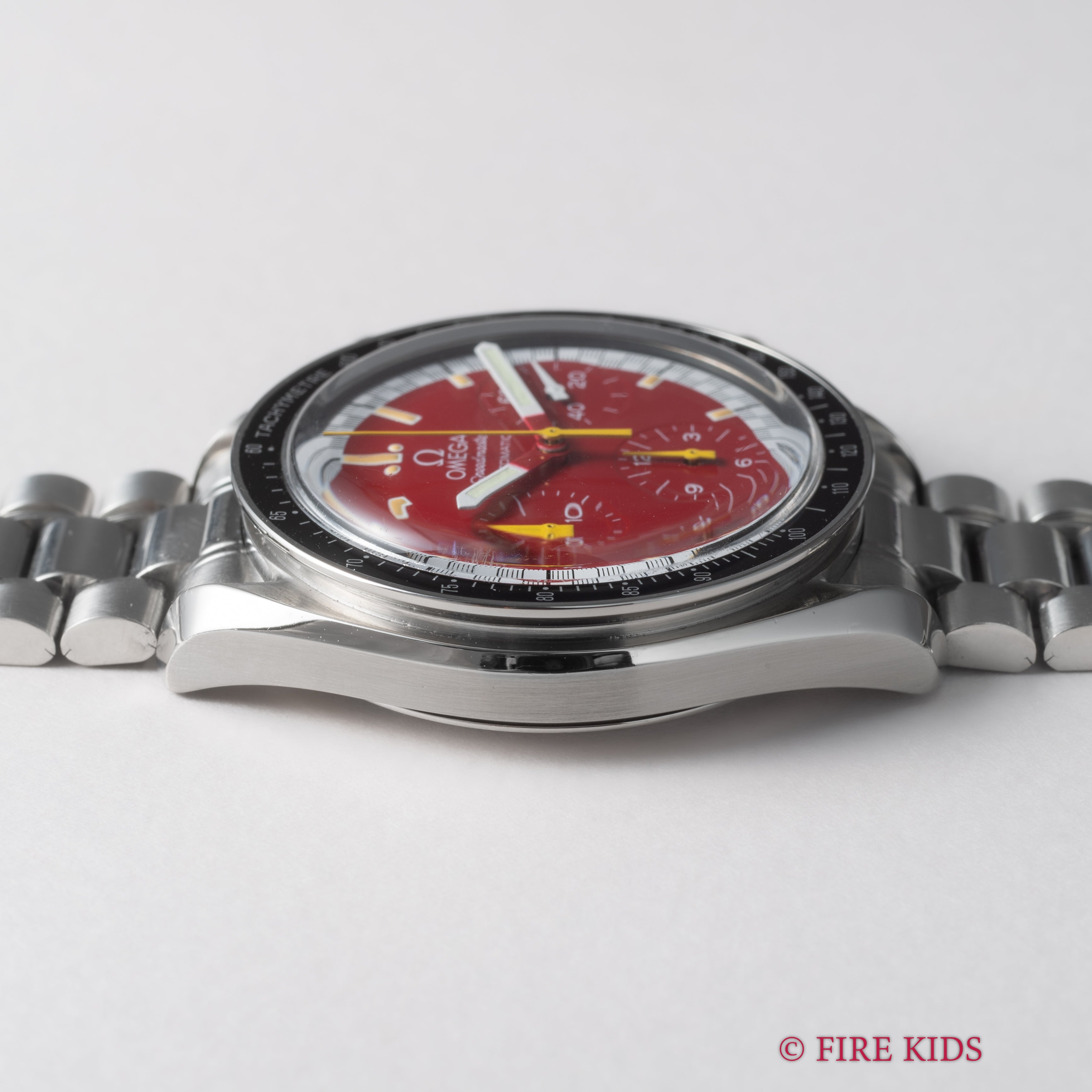 オメガ スピードマスター レーシング シューマッハモデル 1996年製 Ref.3510.81 自動巻 レッドダイヤル 純正ブレス