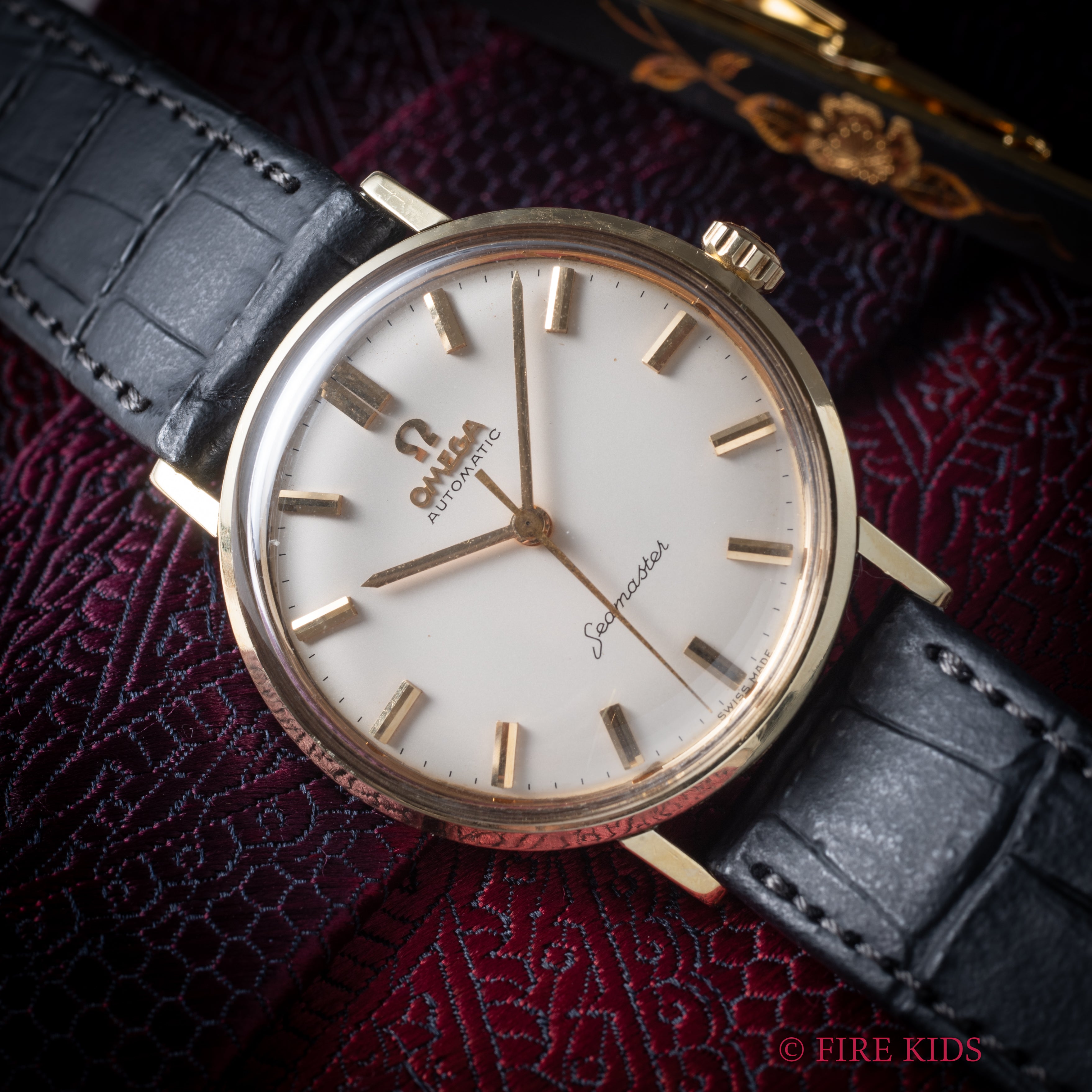 オメガ シーマスター 1961年製 トップゴールドケース 自動巻 Cal.552 Ref.14765