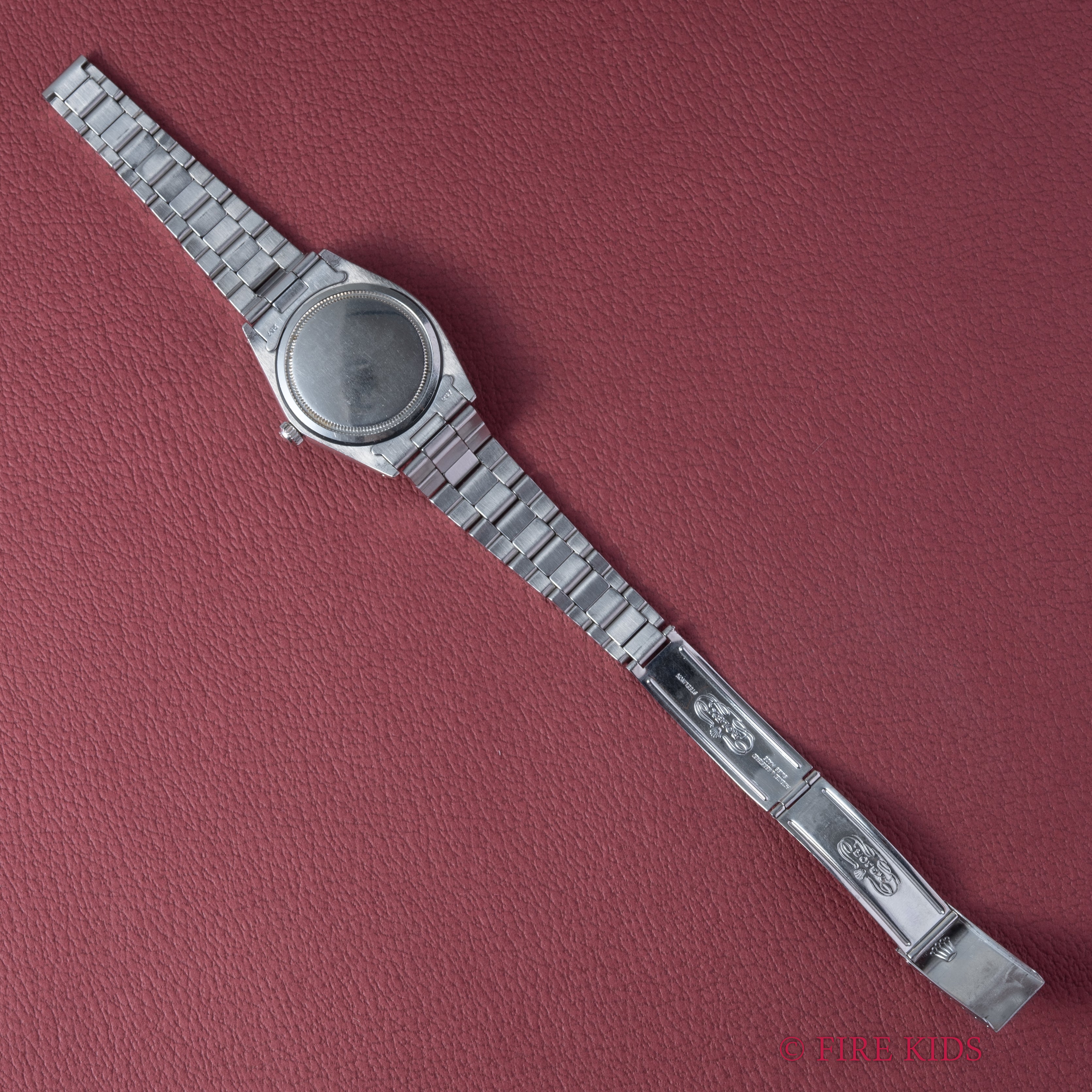 ロレックス オイスターデイト 1971年製 Ref.6694 手巻 ブラックダイヤル  ドーム風防 3連オイスターブレス