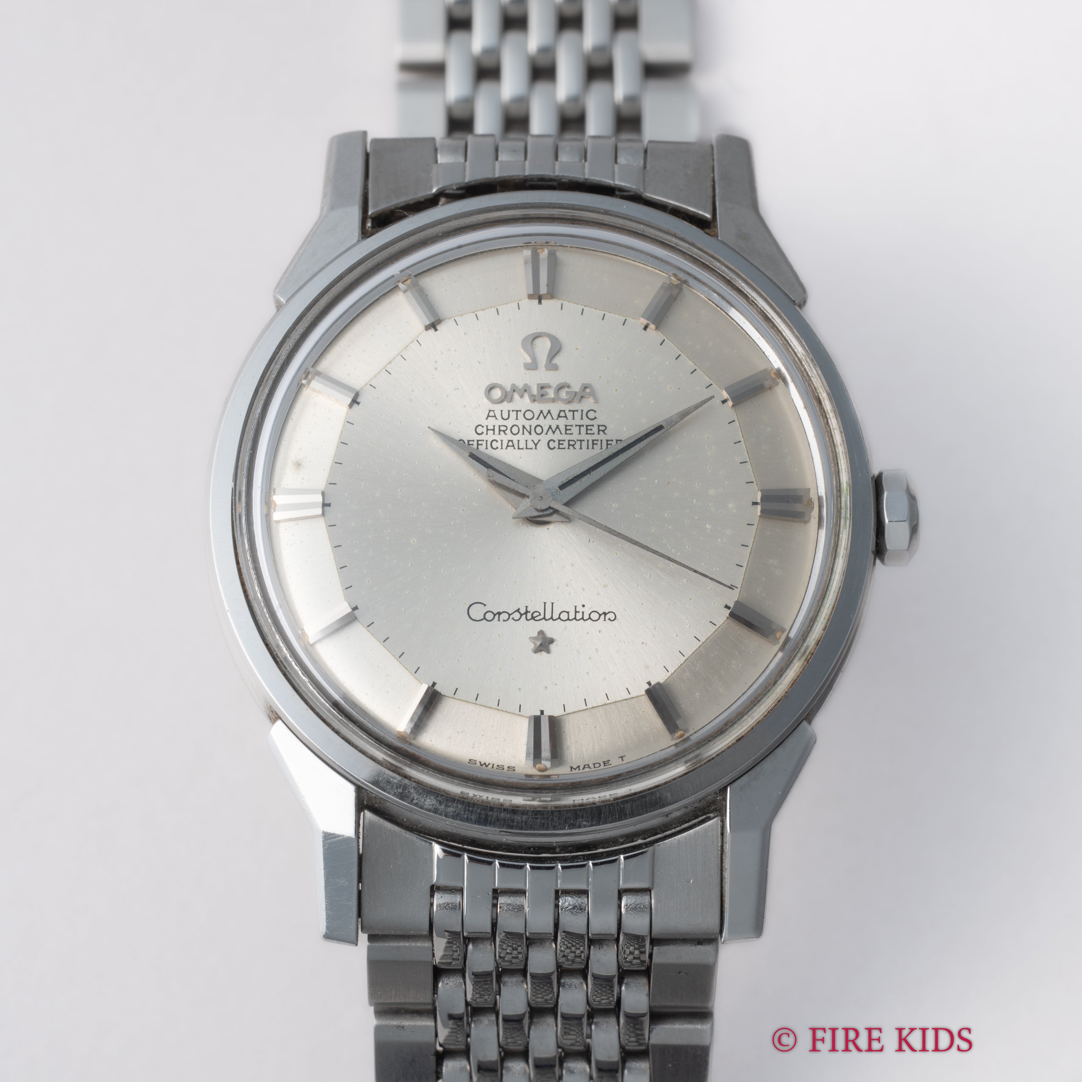 オメガ コンステレーション12角 ノンデイト 1964年製 Ref.167.005 自動巻クロノメーター  純正ブレス