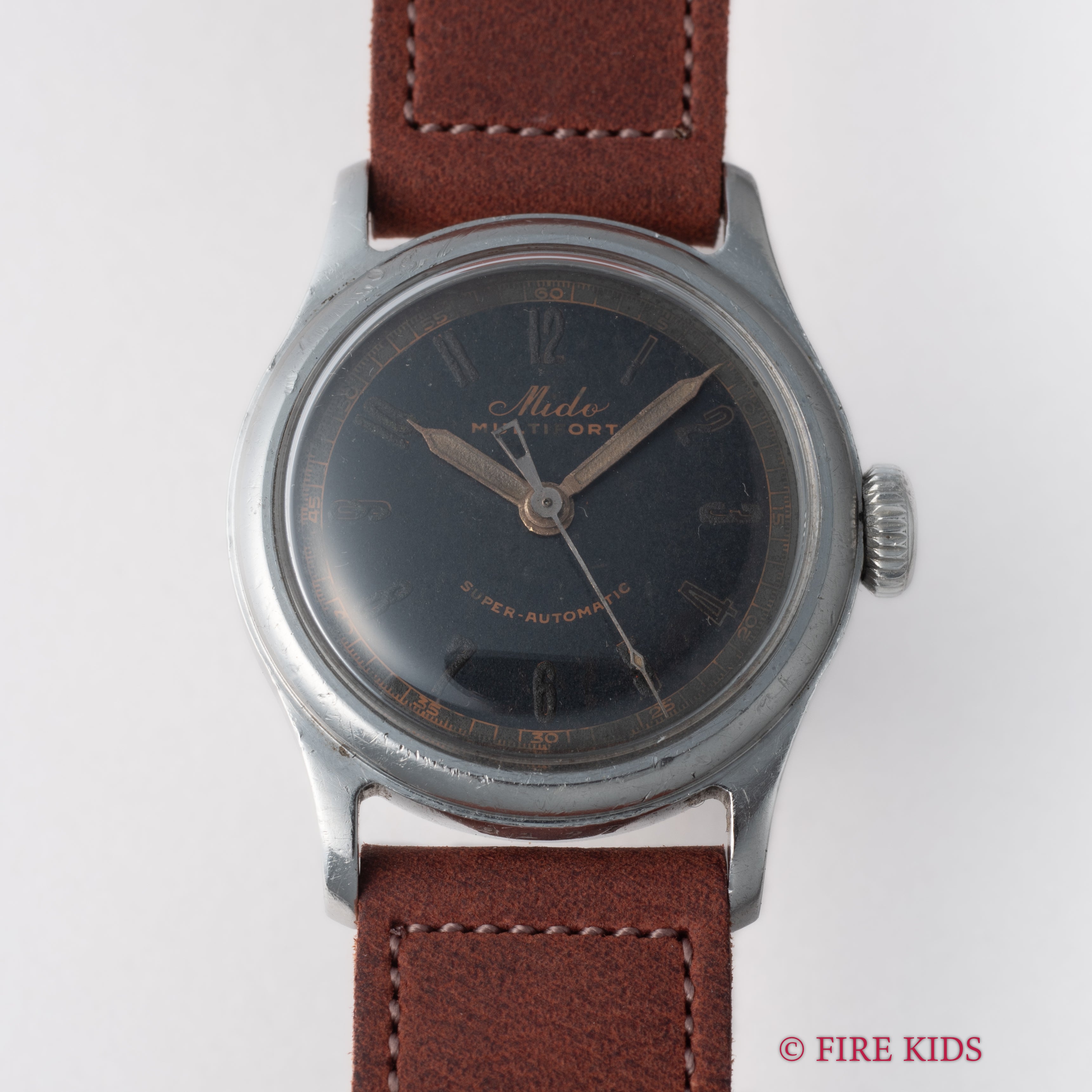 ミドー マルチフォート スーパーオートマチック 1940年代製 Cal.817 バンパー式オートマチック