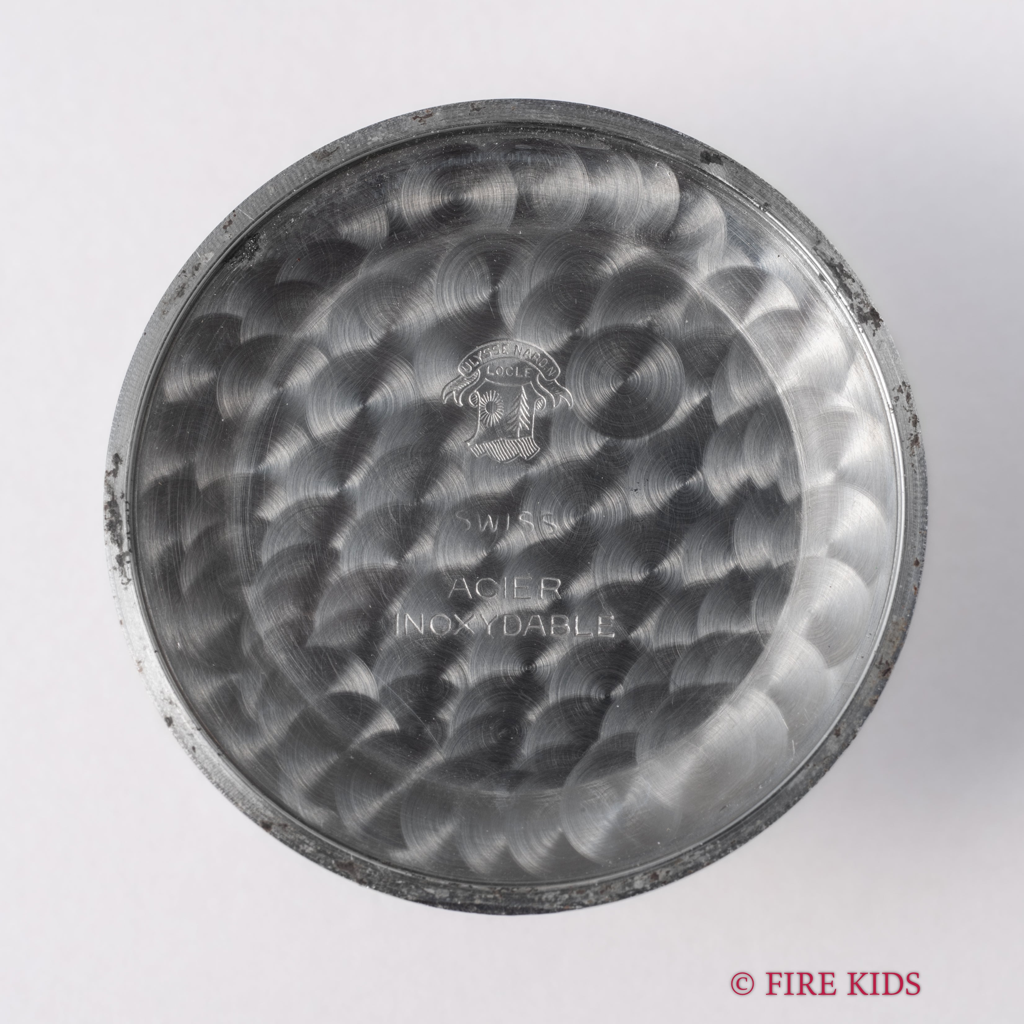 ユリスナルダン 1950年代製 飛びアラビアダイヤル スモールセコンド手巻き 販売店保証書 箱付