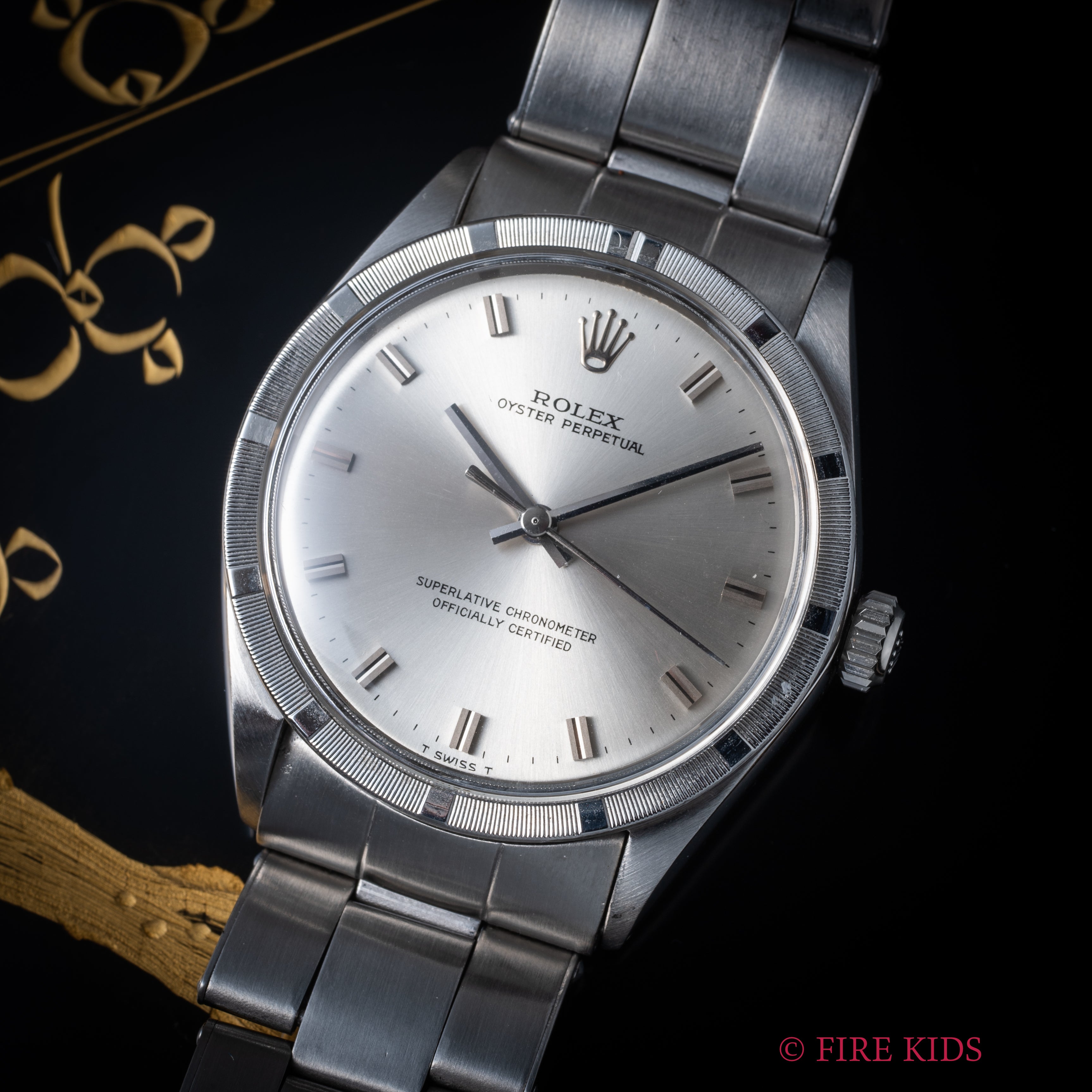 ロレックス オイスターパーペチュアル エンジンターンドベゼル 1968年