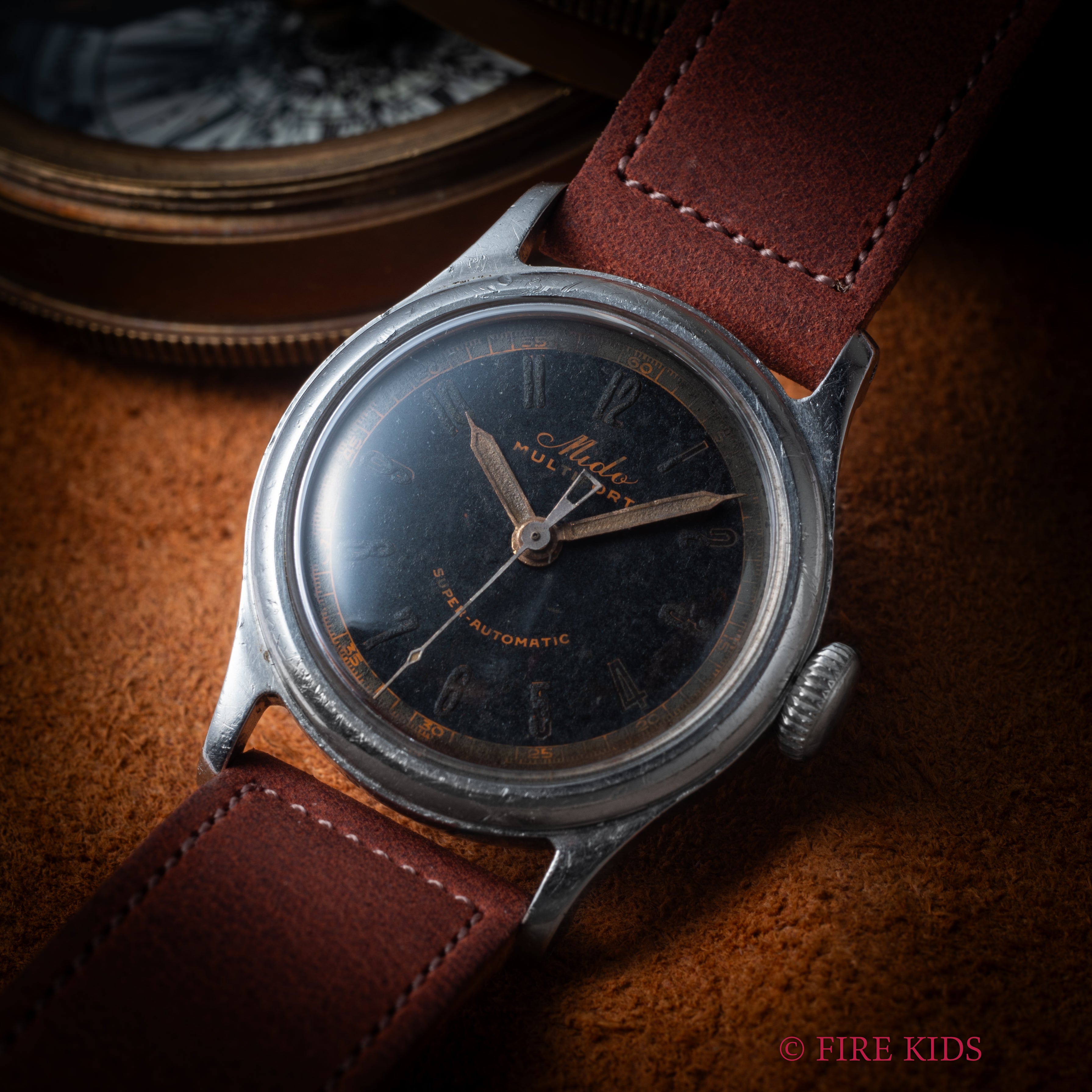 ミドー マルチフォート スーパーオートマチック 1940年代製 Cal.817 バンパー式オートマチック