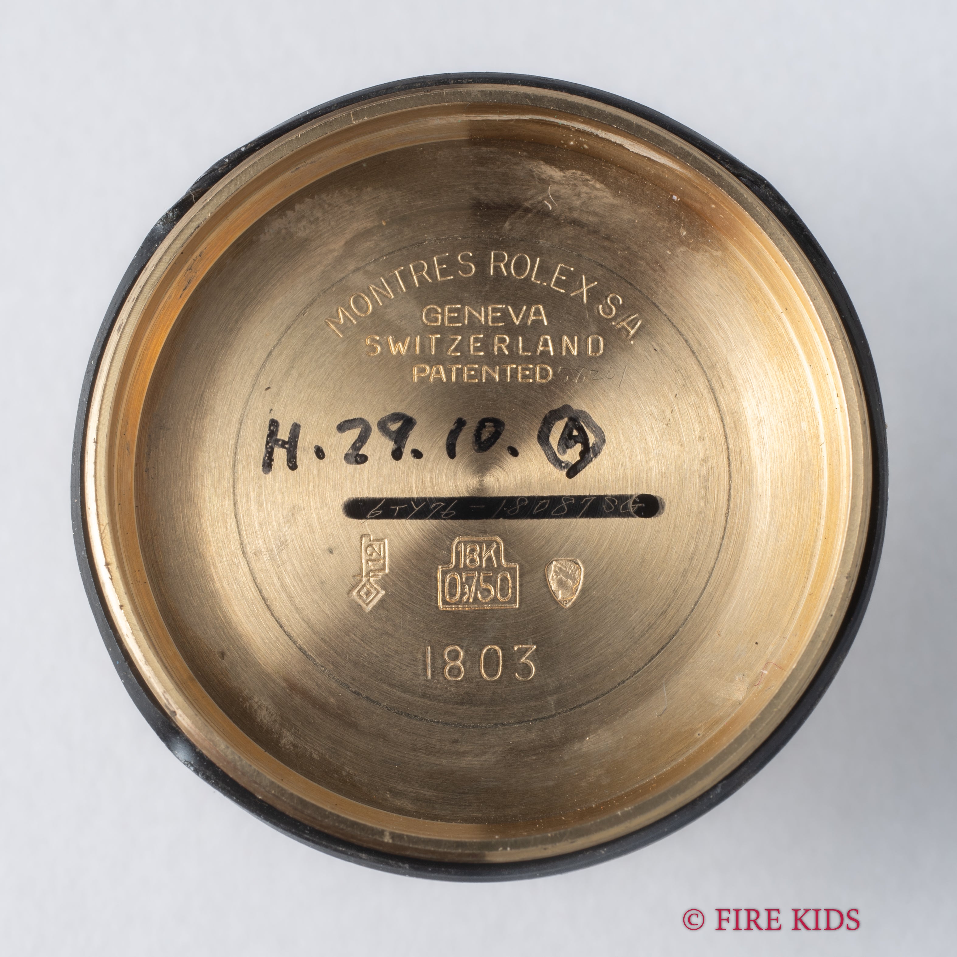 ロレックス デイデイト 1969年製 Ref.1803 18金無垢 シャンパンダイヤル  ワイドボーイ