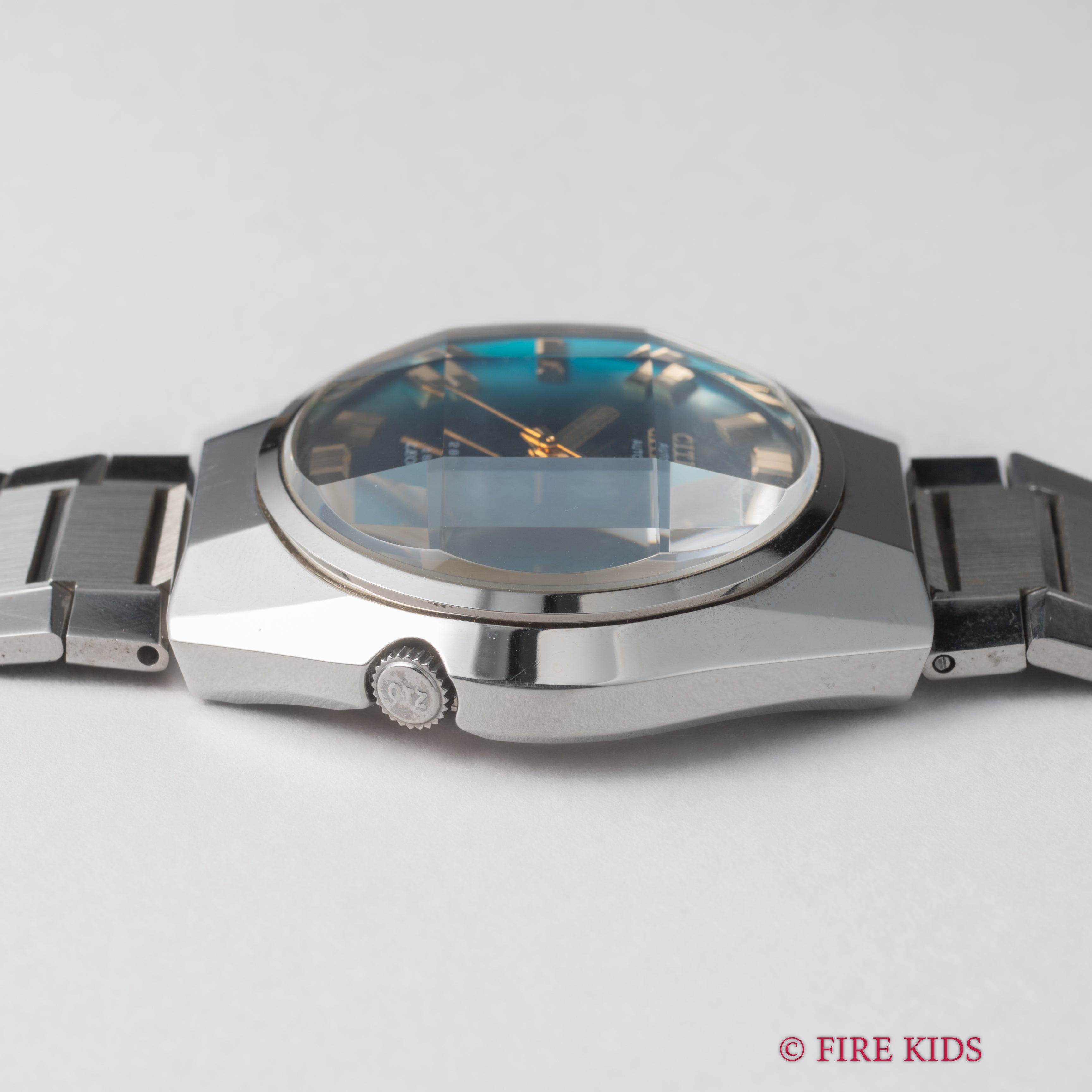 シチズン レオパール Ref.4-771036Y 1973年製 カットガラス グラデーションダイヤル タグ付き