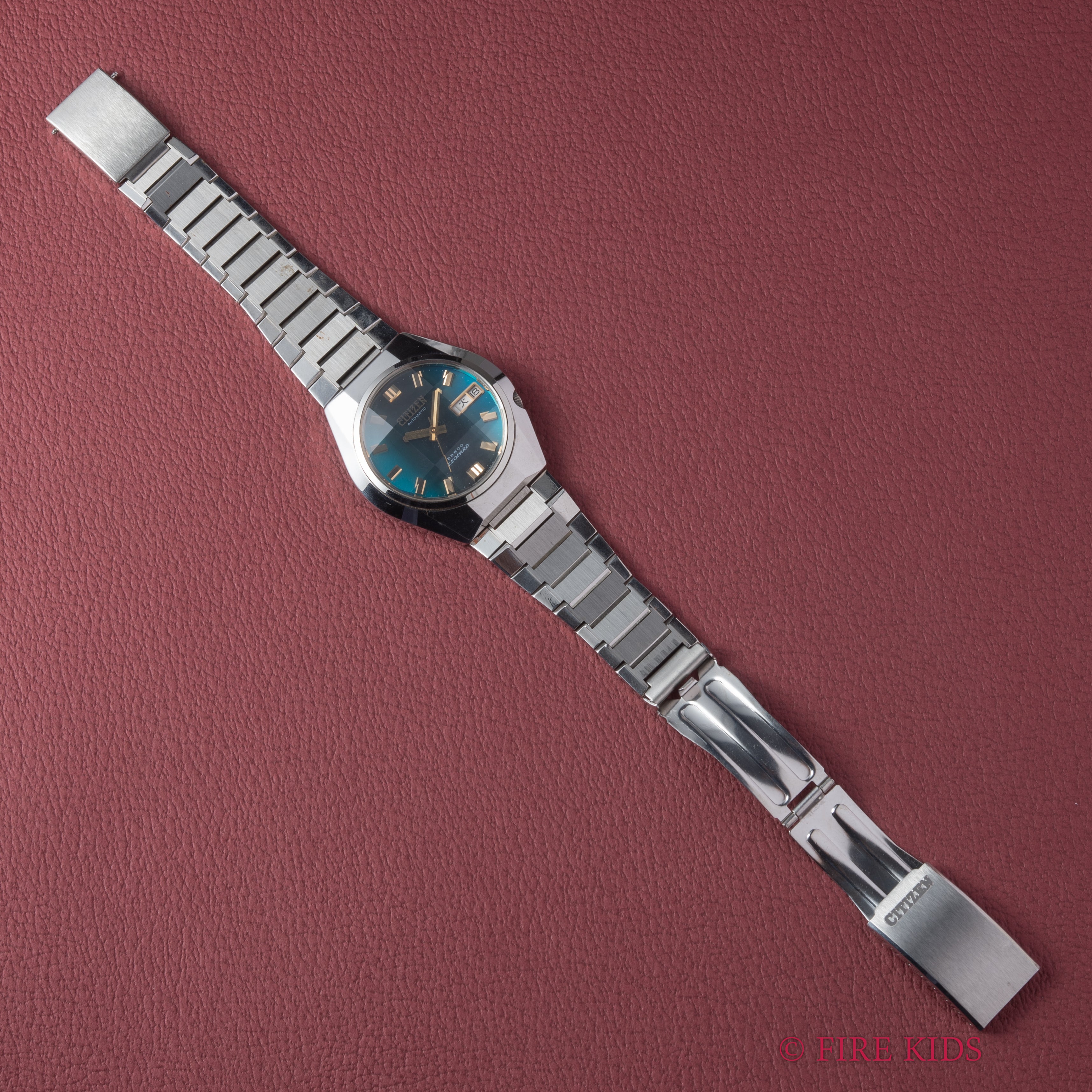 シチズン レオパール Ref.4-771036Y 1973年製 カットガラス グラデーションダイヤル タグ付き