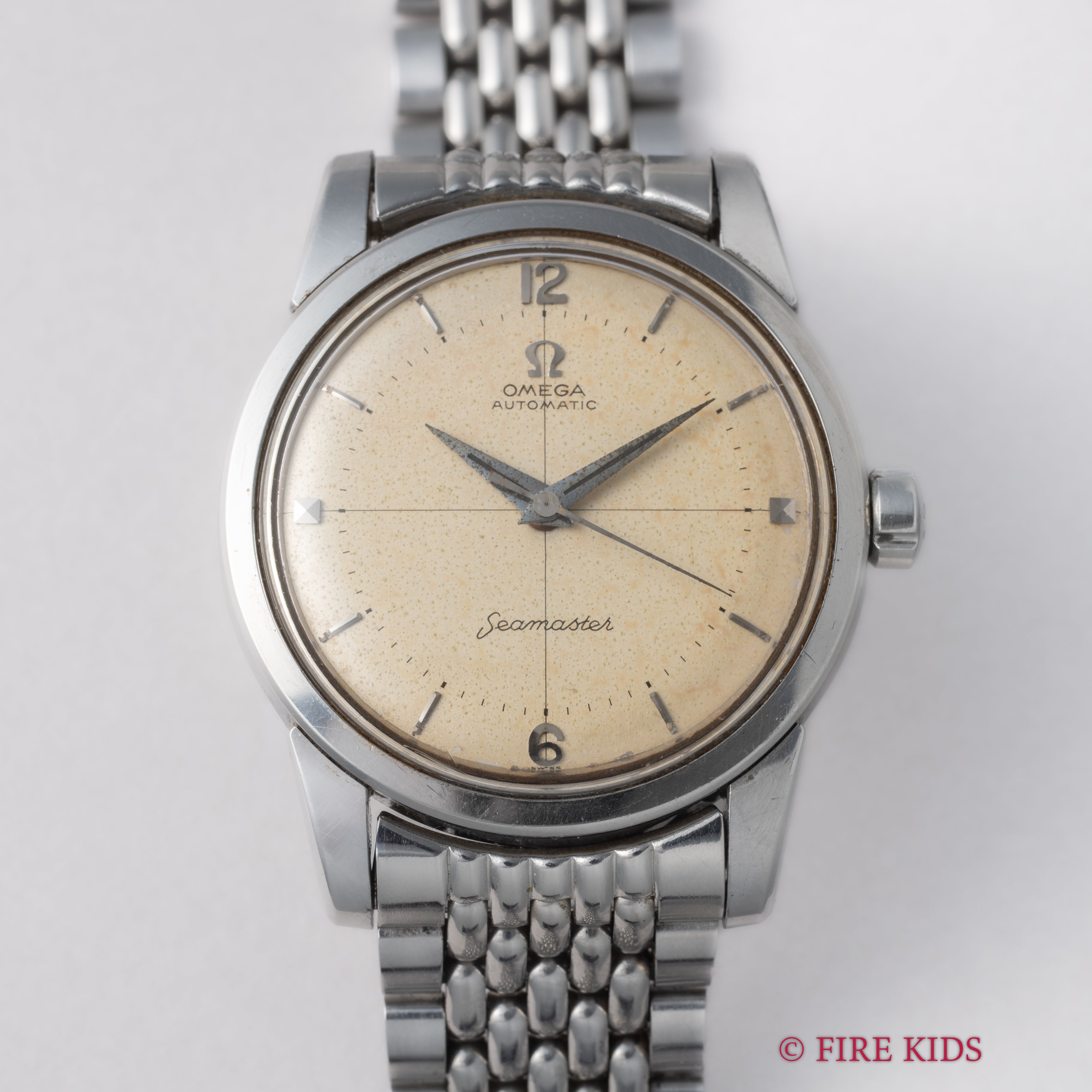 オメガ シーマスター クロスライン 1958年製 自動巻き  純正ブレス