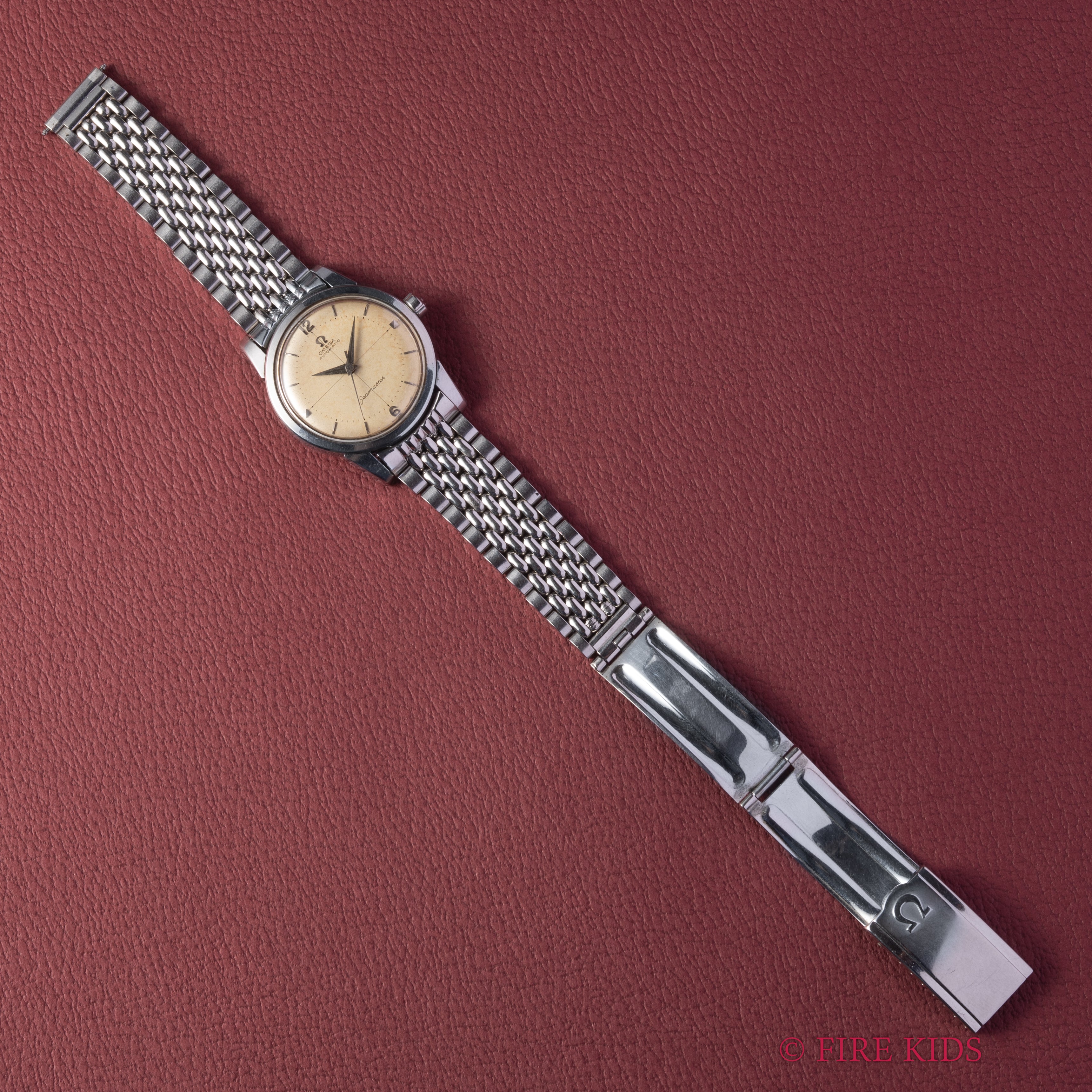 オメガ シーマスター クロスライン 1958年製 自動巻き  純正ブレス