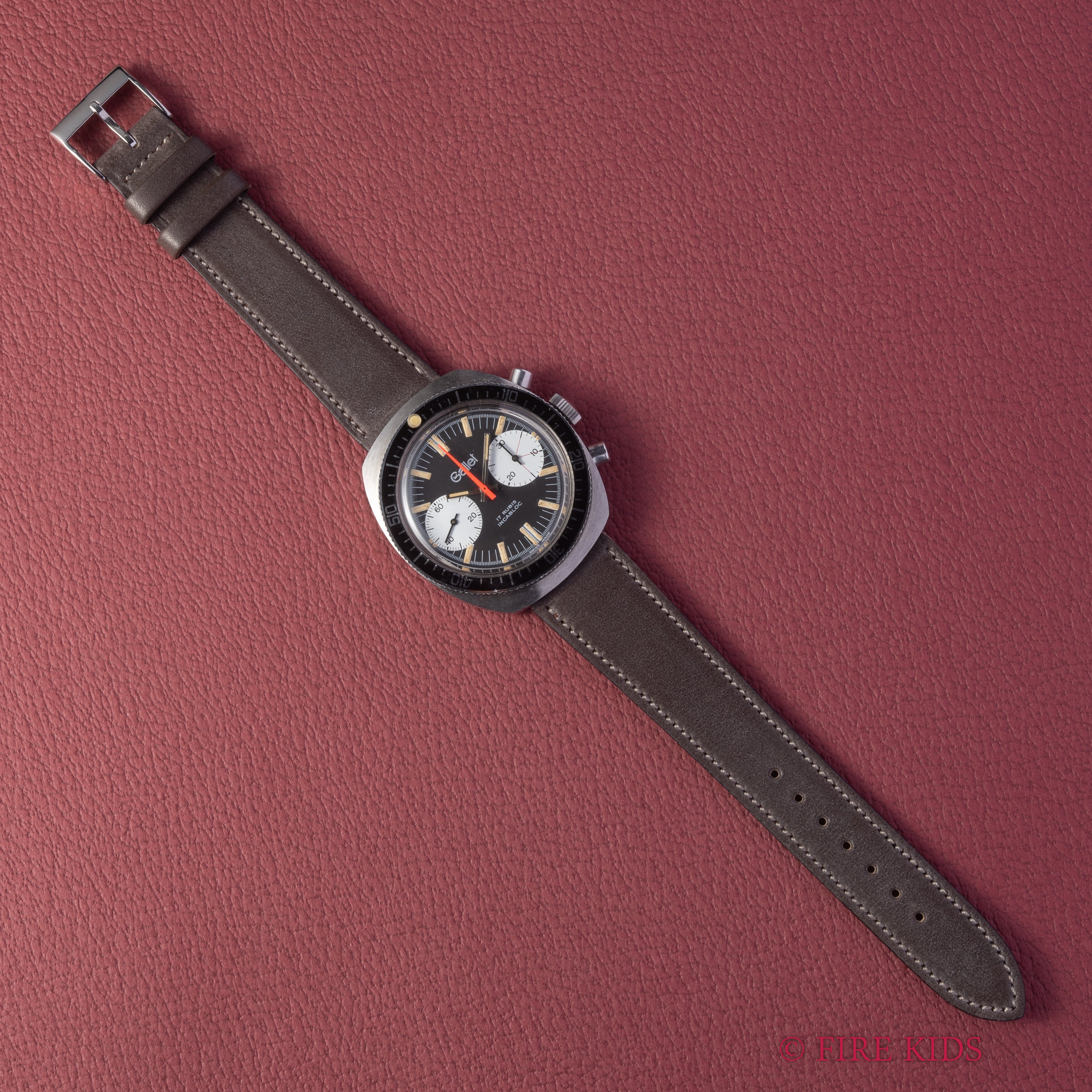 ギャレット ミリタリークロノグラフ フランス外人部隊 1960年代後半～70年代前半製