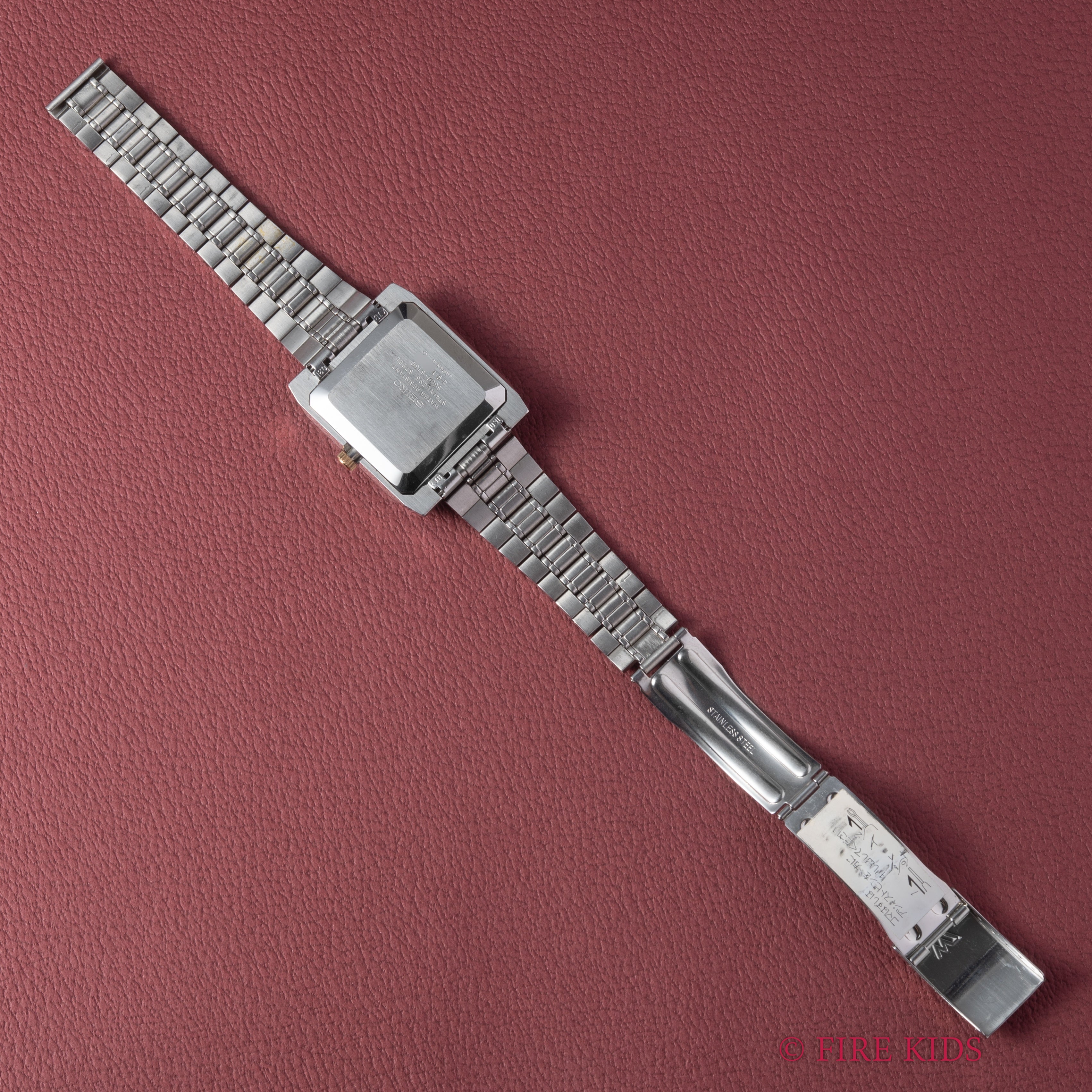 セイコー ロードマチック スクエアケース Ref.5606-5160 タグ付き ブルーダイヤル 純正ブレス タグ付き