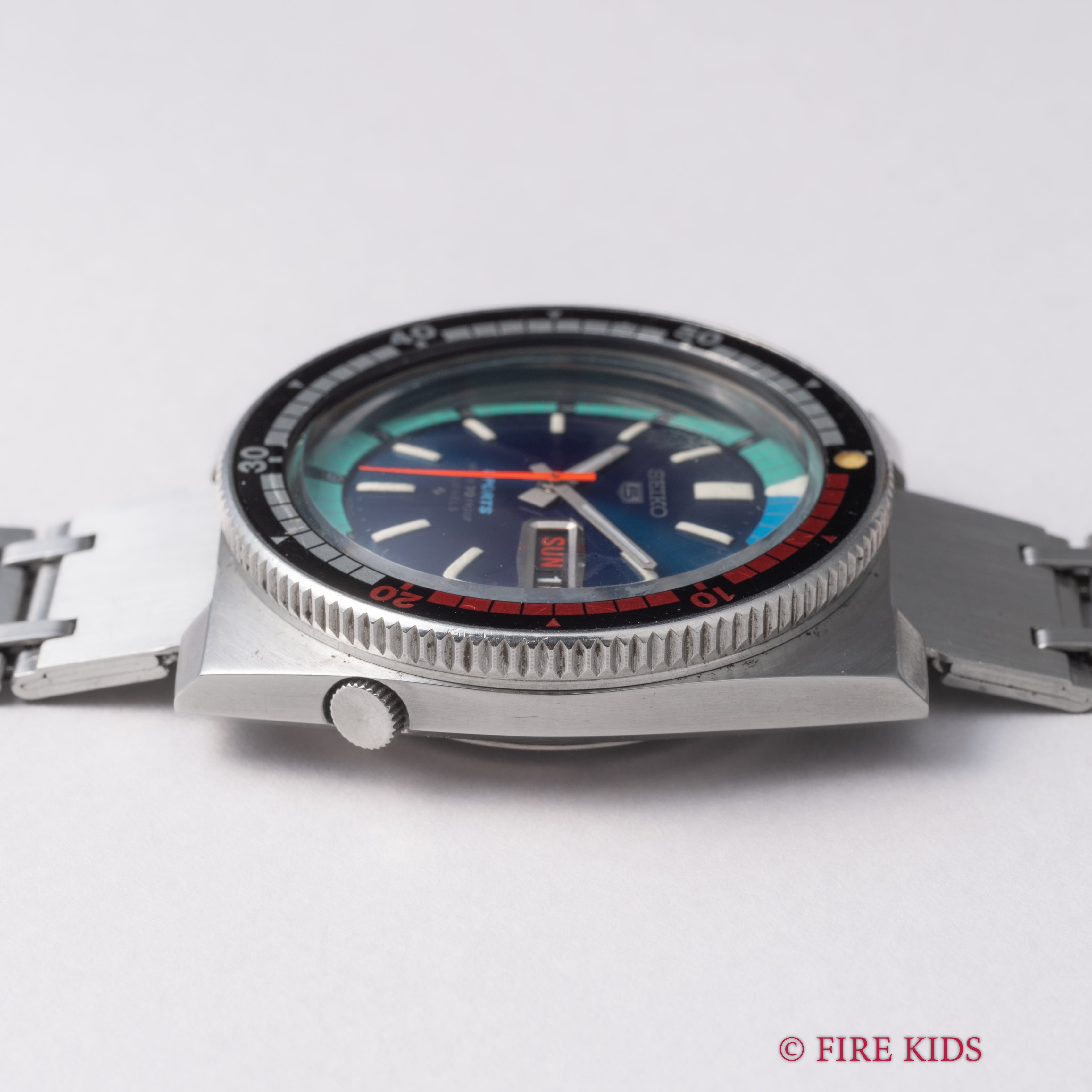 セイコー 5スポーツ Ref.6119-6050 自動巻き 純正ブレス インナー回転