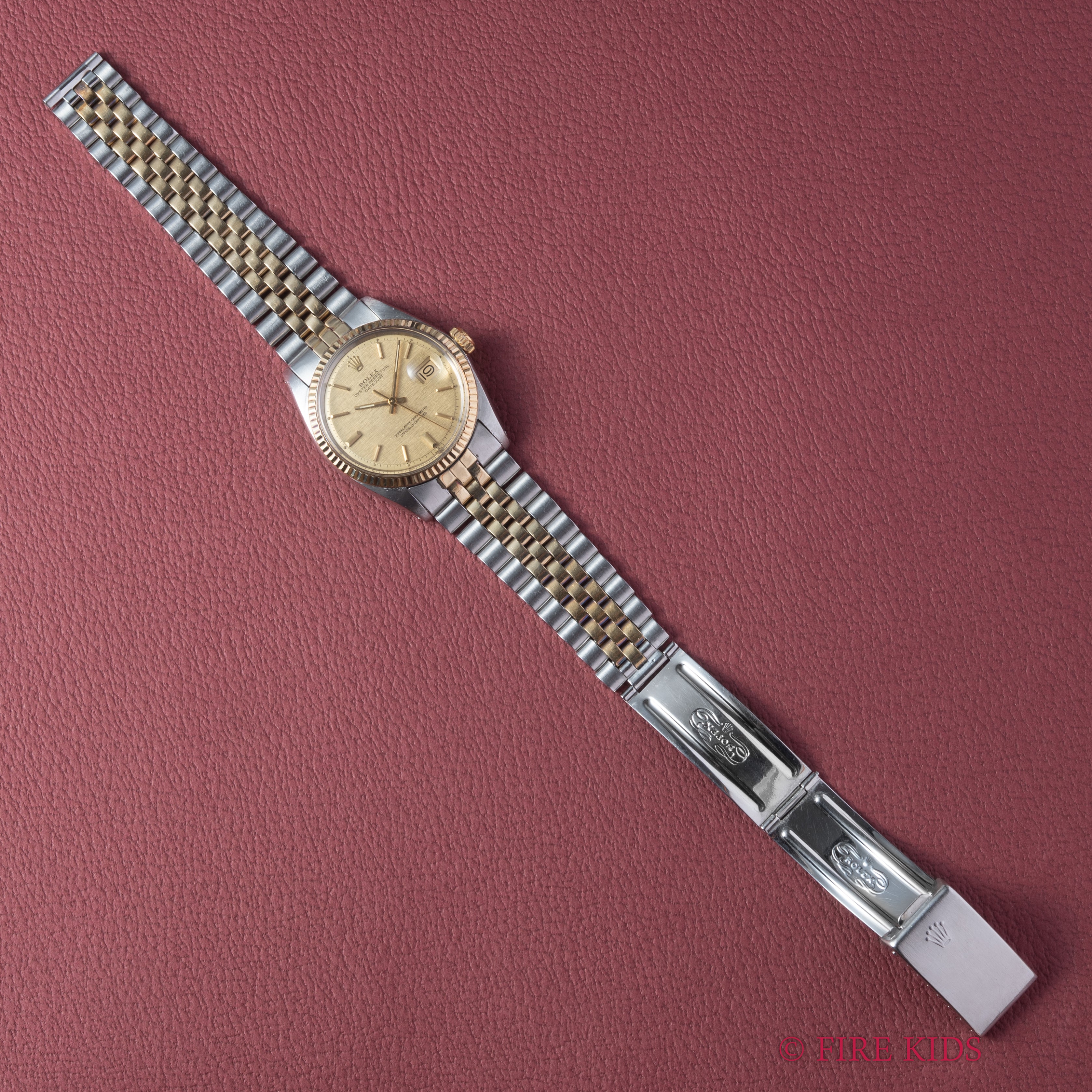 ロレックス デイトジャスト コンビ 1971年製 Ref.1601 リネンダイヤル