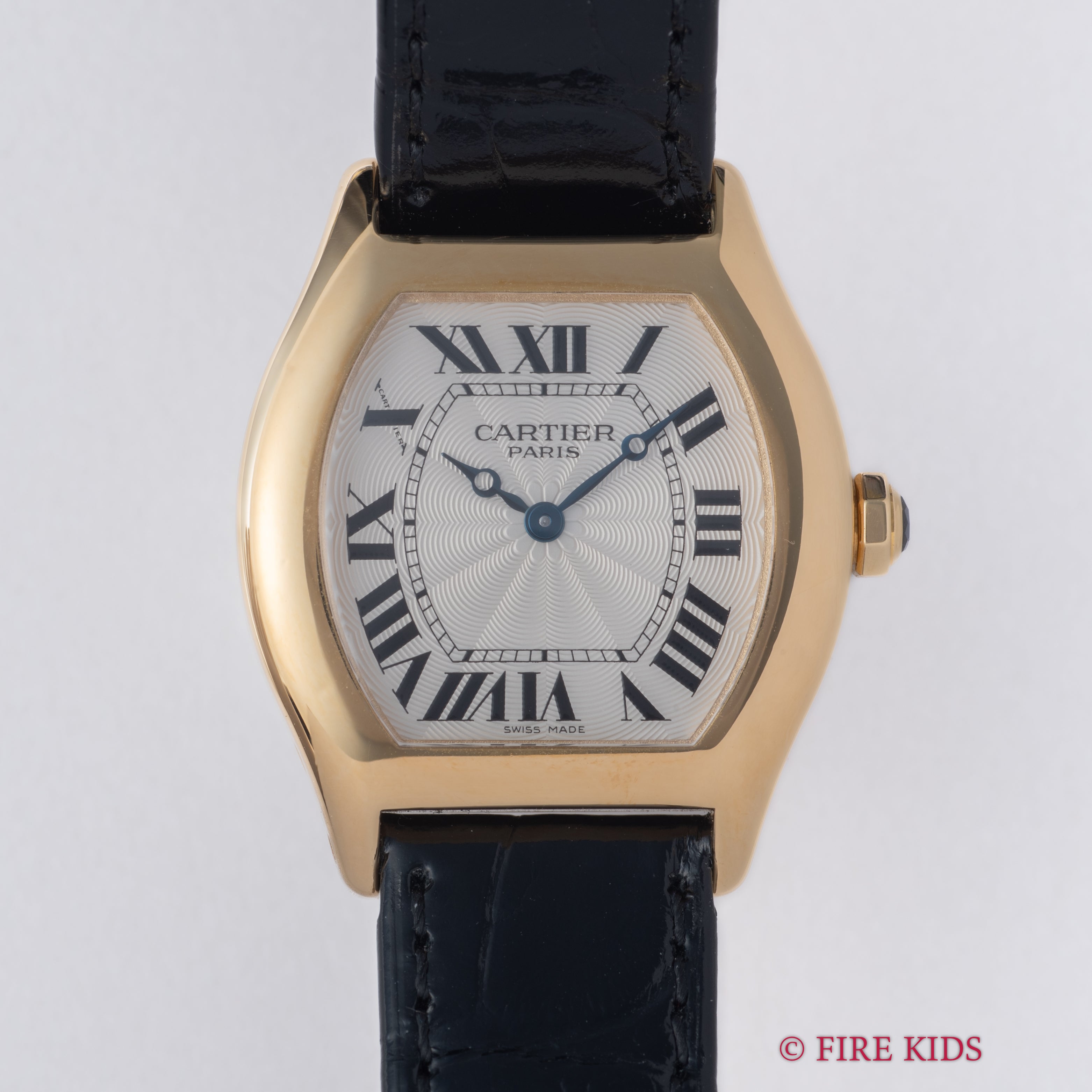 カルティエ トーチュ CPCP 2003年製 裏スケルトン 18金無垢イエローゴールド 純正金無垢Ｄバックル