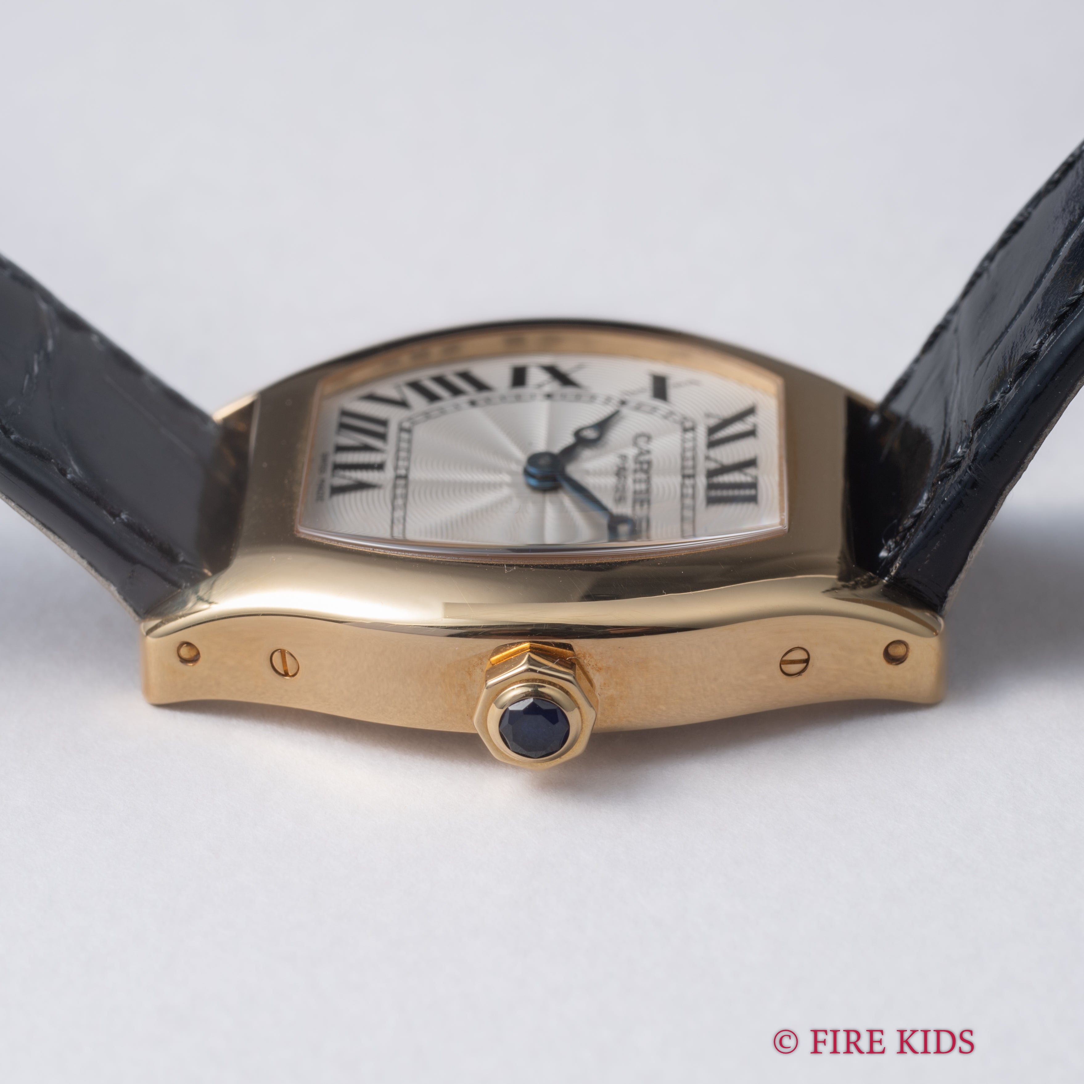 カルティエ トーチュ CPCP 2003年製 裏スケルトン 18金無垢イエローゴールド 純正金無垢Ｄバックル