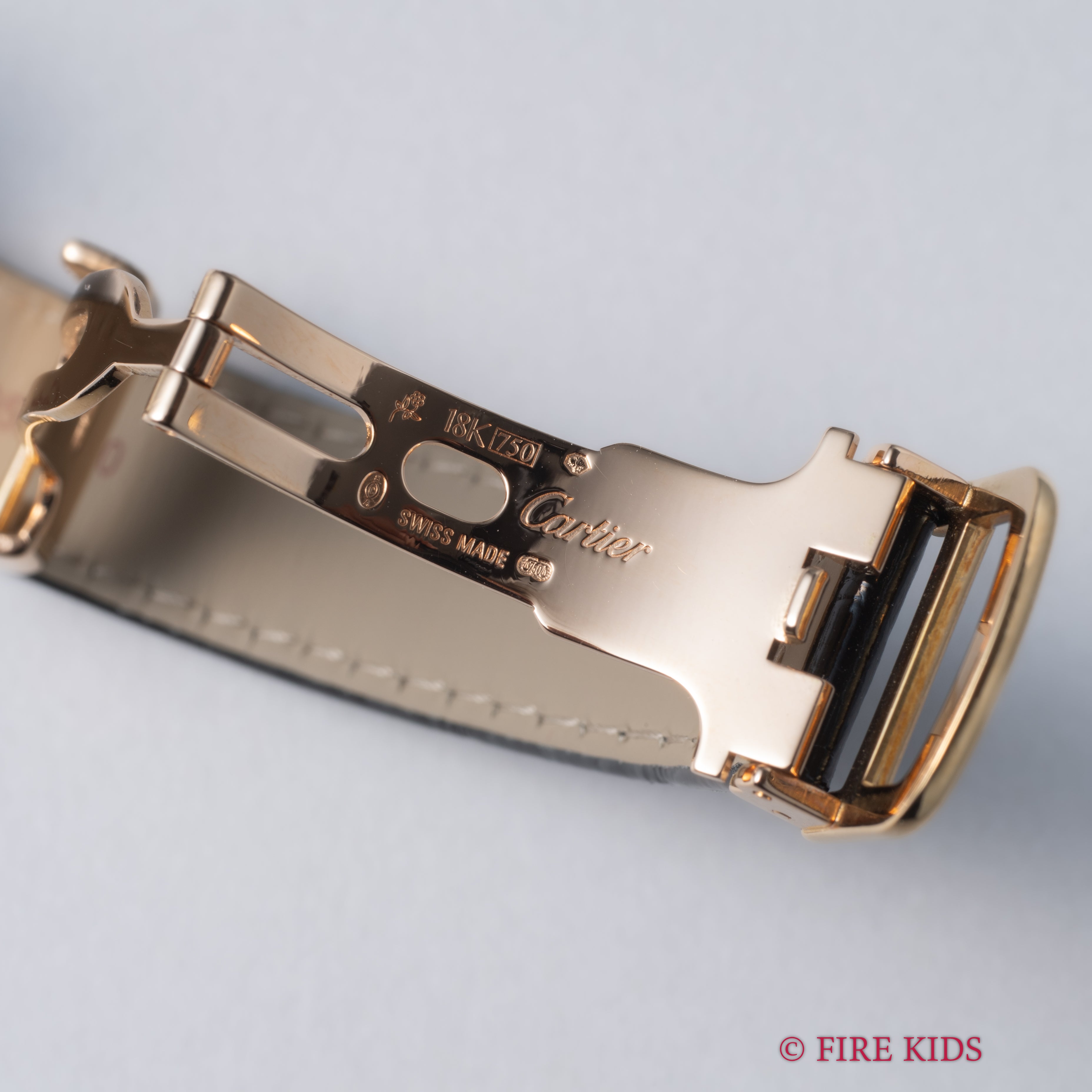 カルティエ トーチュ CPCP 2003年製 裏スケルトン 18金無垢イエローゴールド 純正金無垢Ｄバックル