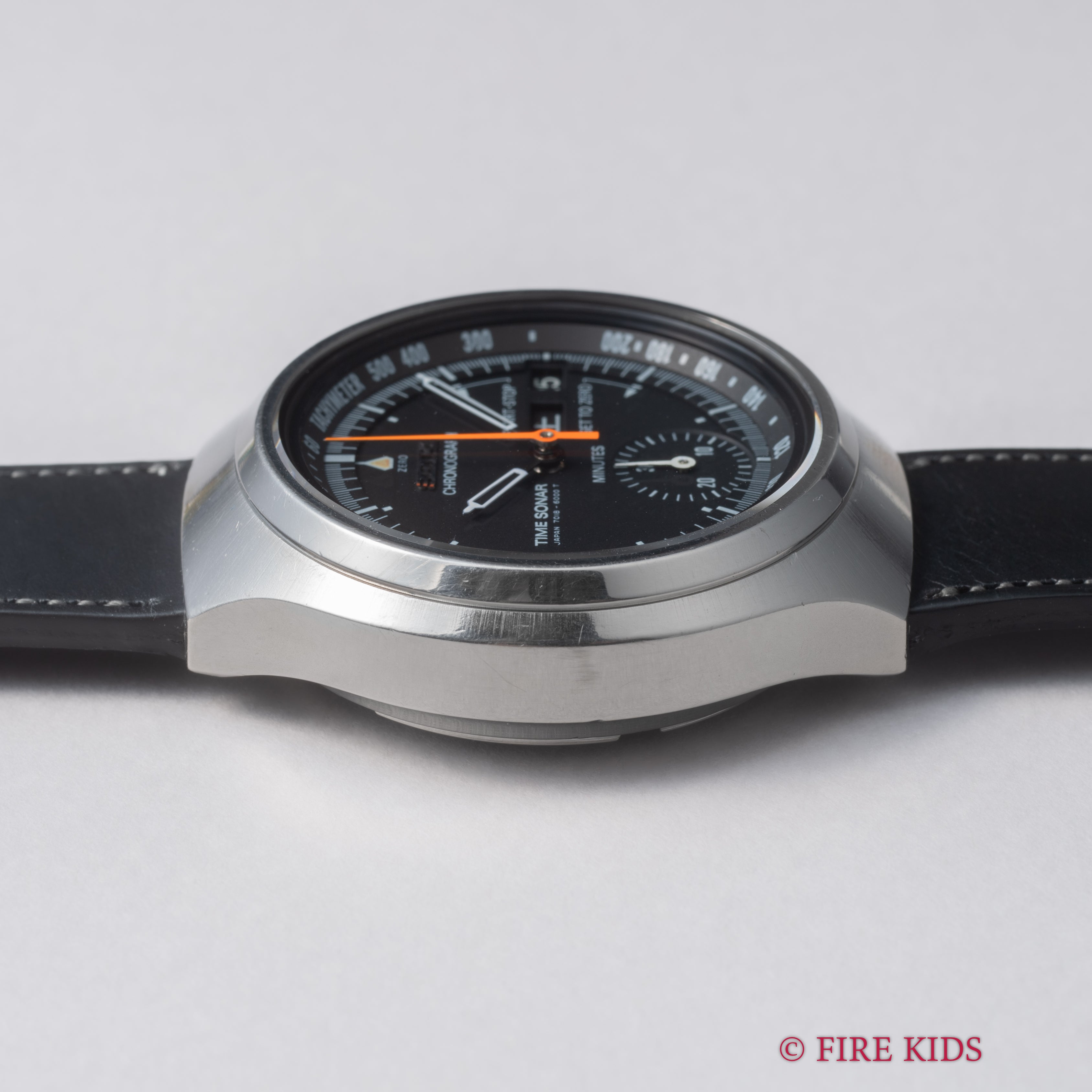 セイコー タイムソナー 1970年代製 Ref.7018-6000 両面スケルトン 自動巻クロノグラフ