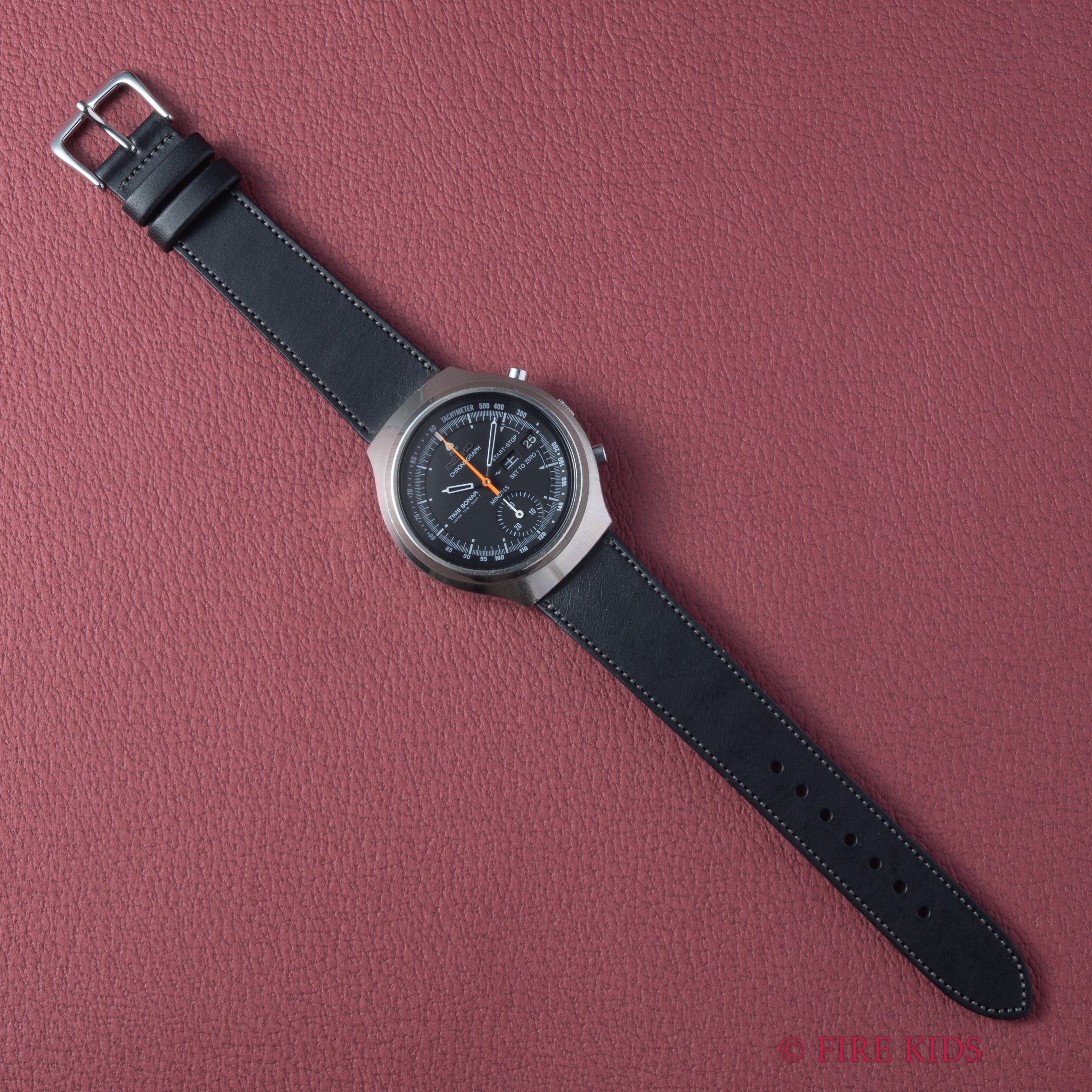 セイコー タイムソナー 1970年代製 Ref.7018-6000 両面スケルトン 自動巻クロノグラフ