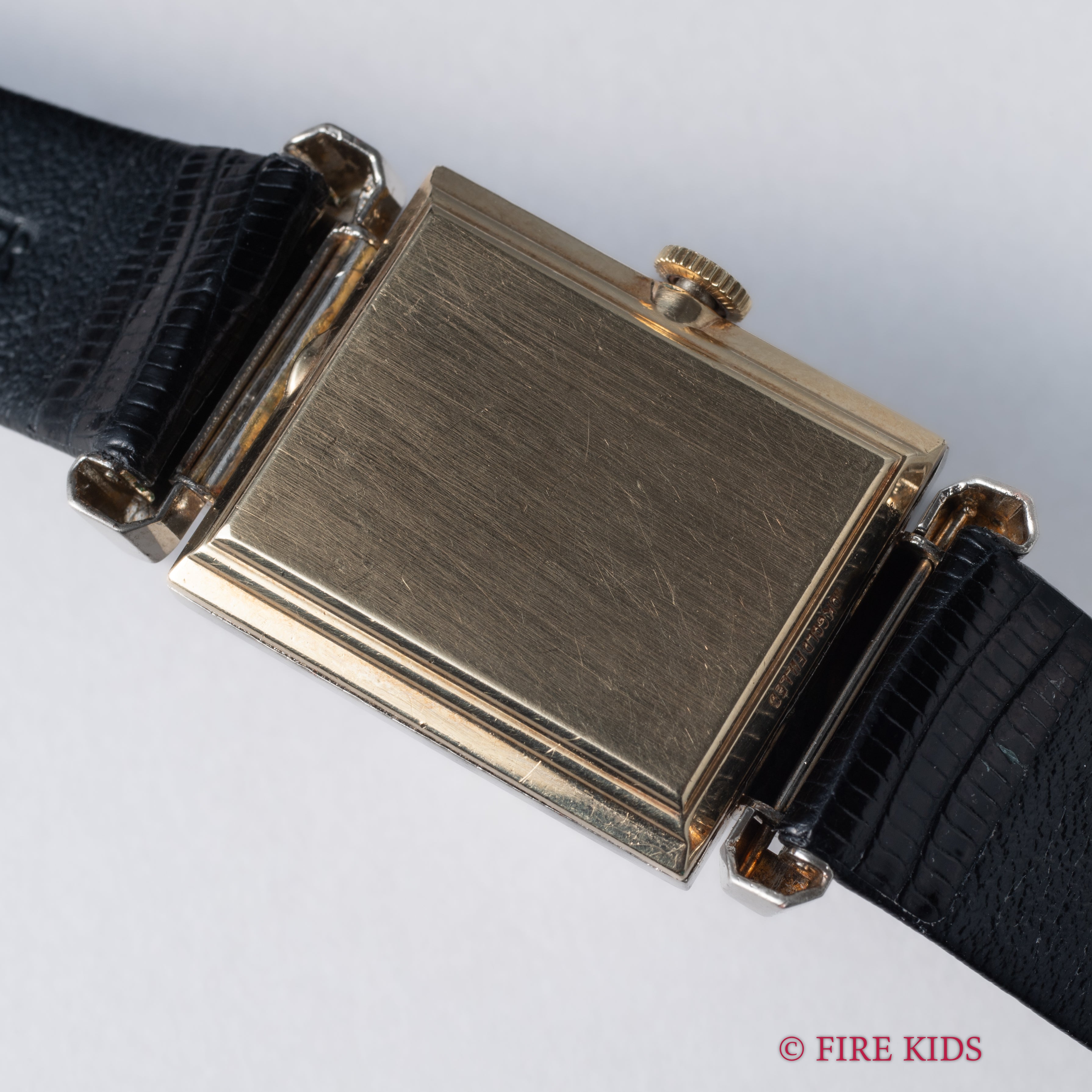 ロンジン スクエア コンビ USケース 1955年製 フレキシブルラグ Cal.9LT