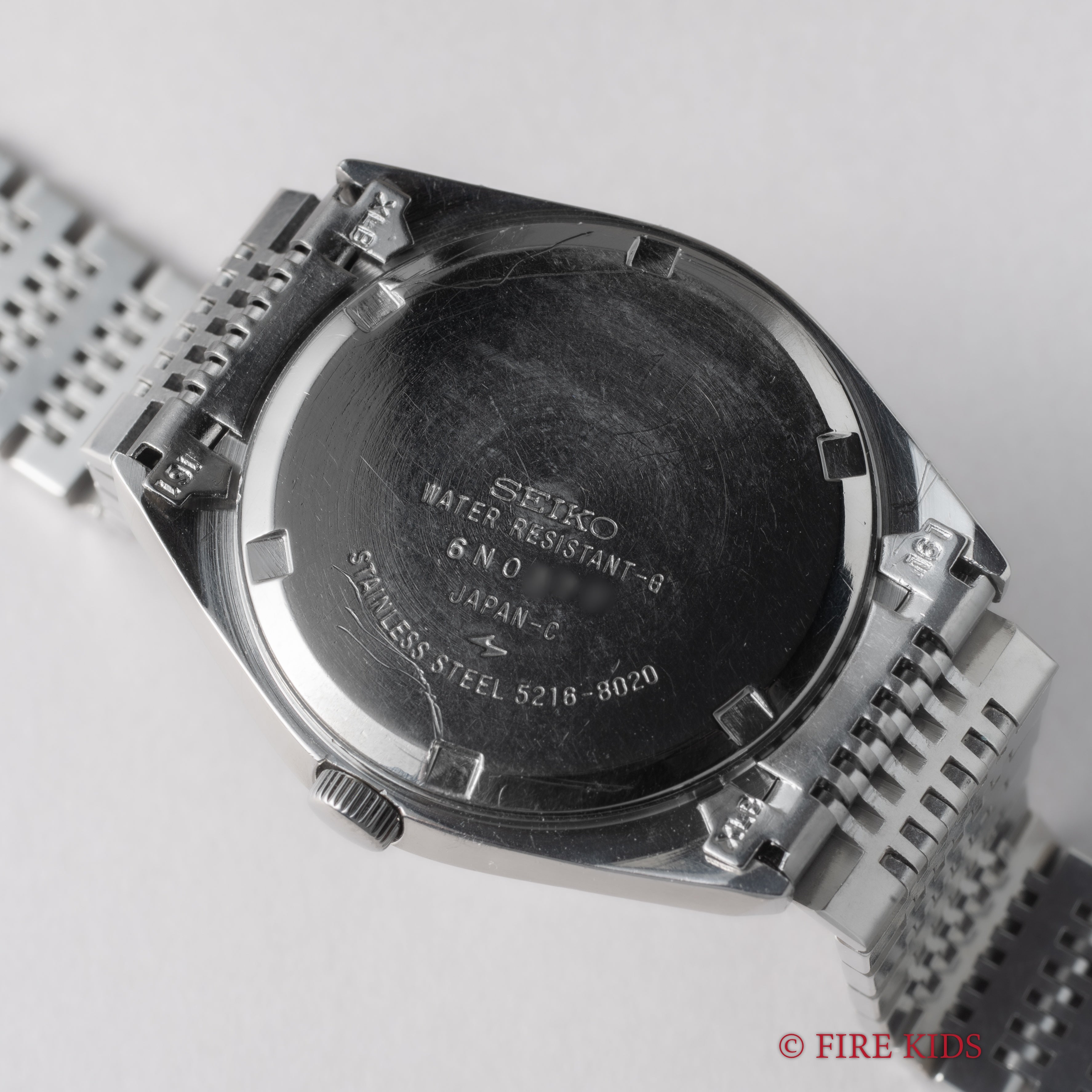 セイコー ロードマチック スペシャル 1976年製 Ref.5216-8020 シルバーリネンダイヤル 純正ブレス