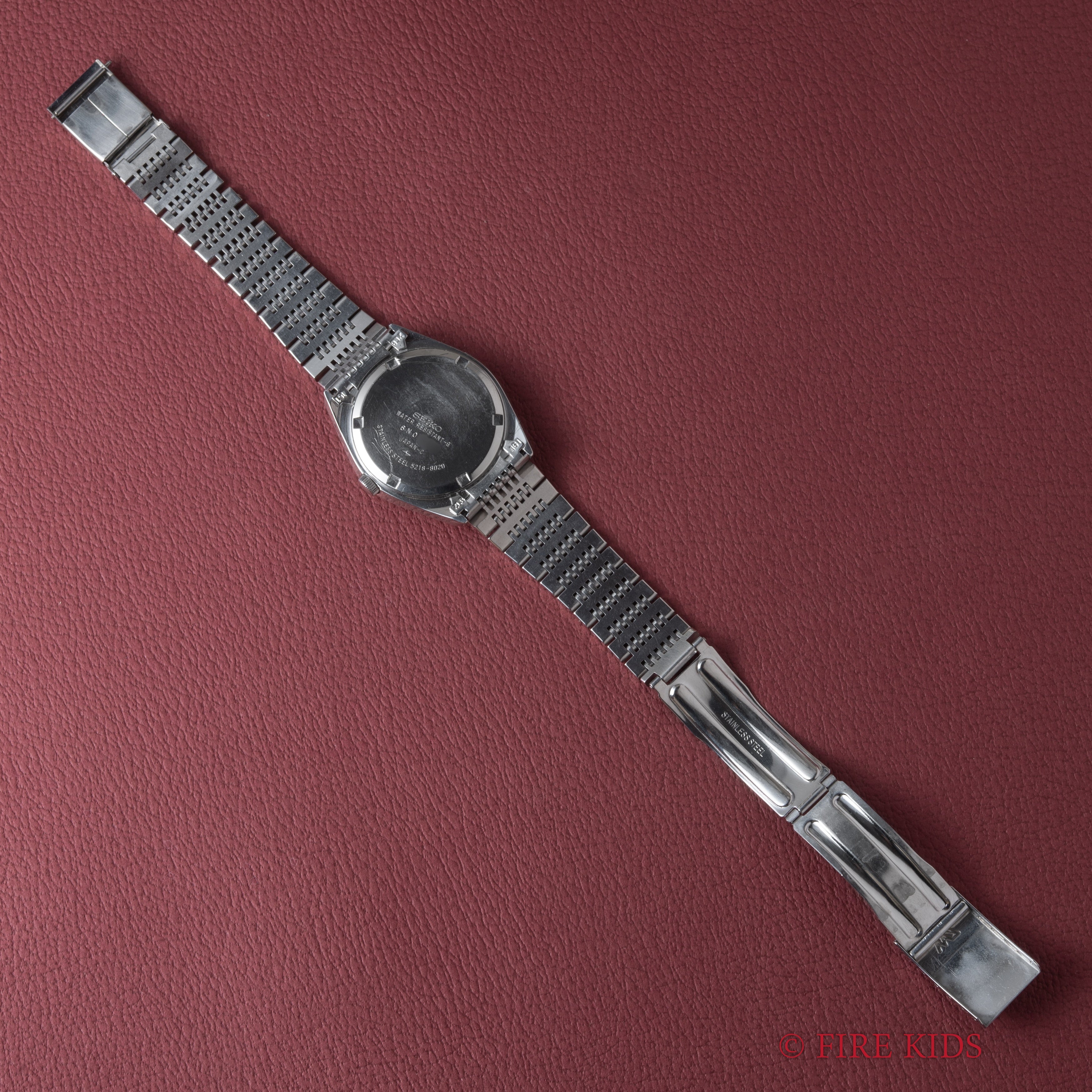 セイコー ロードマチック スペシャル 1976年製 Ref.5216-8020 シルバーリネンダイヤル 純正ブレス