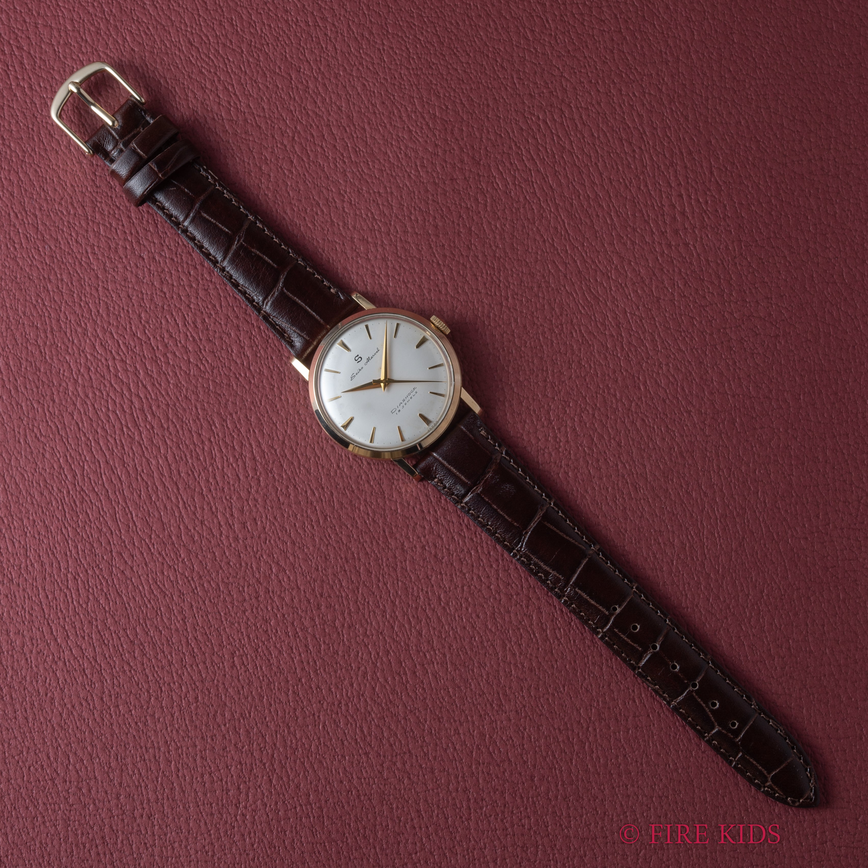 セイコー マーベル 1958年製 金張り 手巻き Ref.14029M 赤金ムーブ