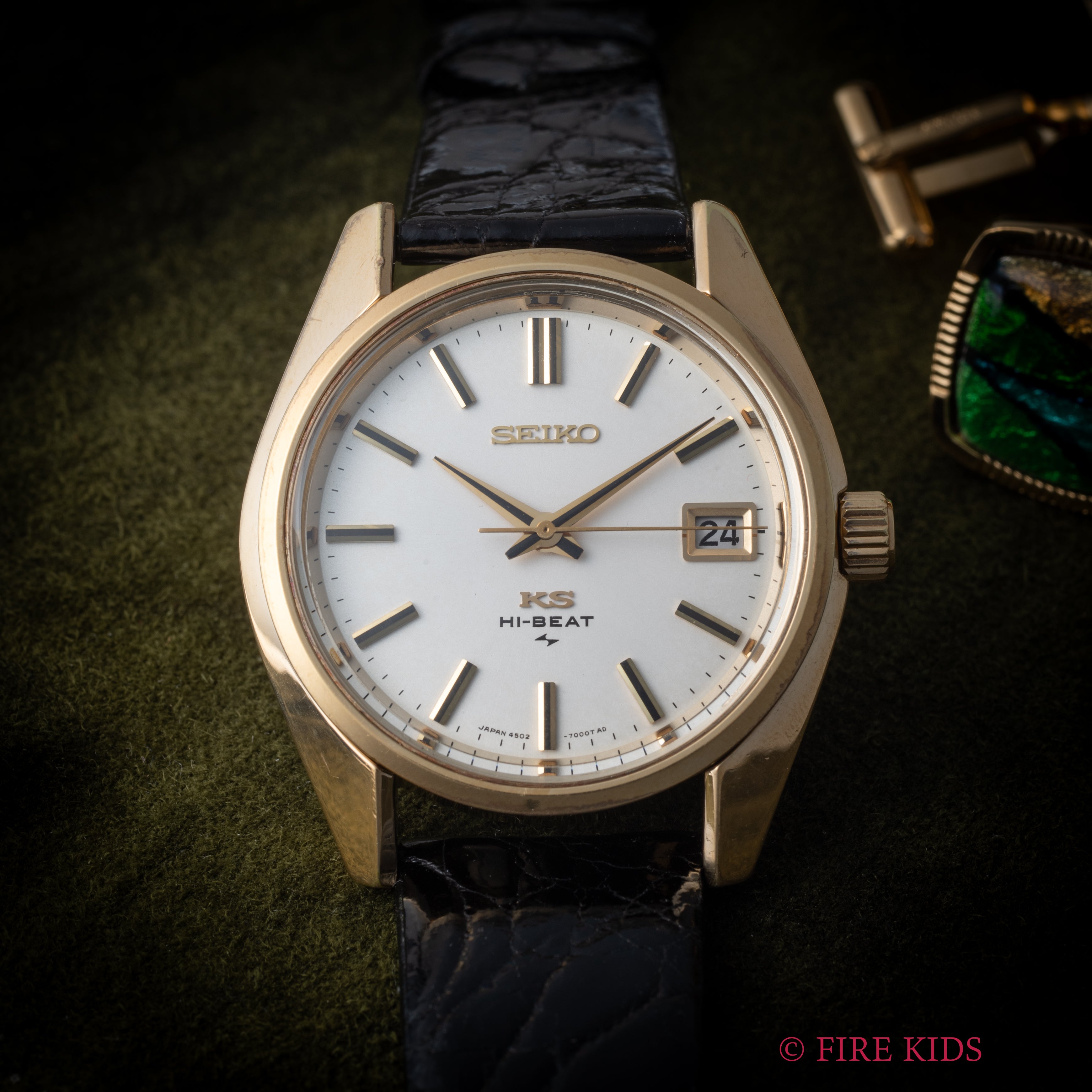 セイコー 45キングセイコー SGPケース 1971年製 10振動手巻き Ref.4502-7001 45KS 純正尾錠付き