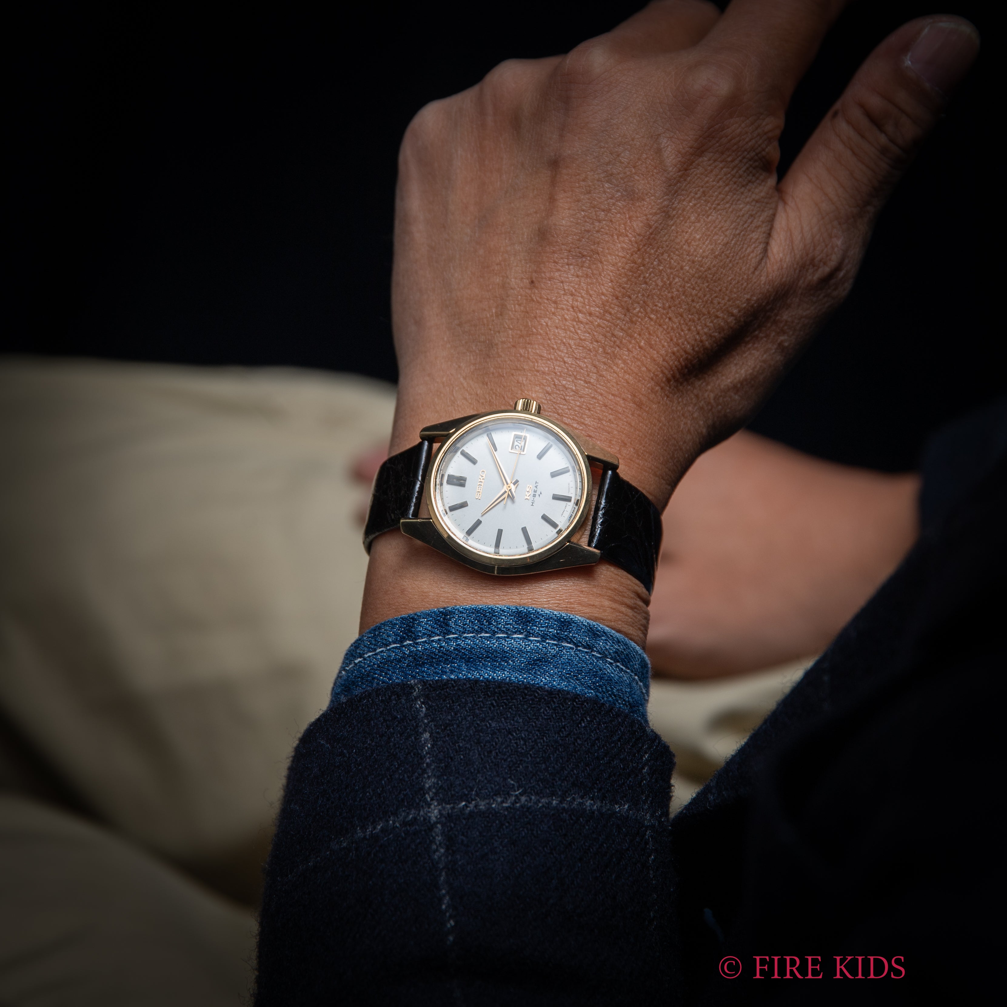 セイコー 45キングセイコー SGPケース 1971年製 10振動手巻き Ref.4502-7001 45KS 純正尾錠付き