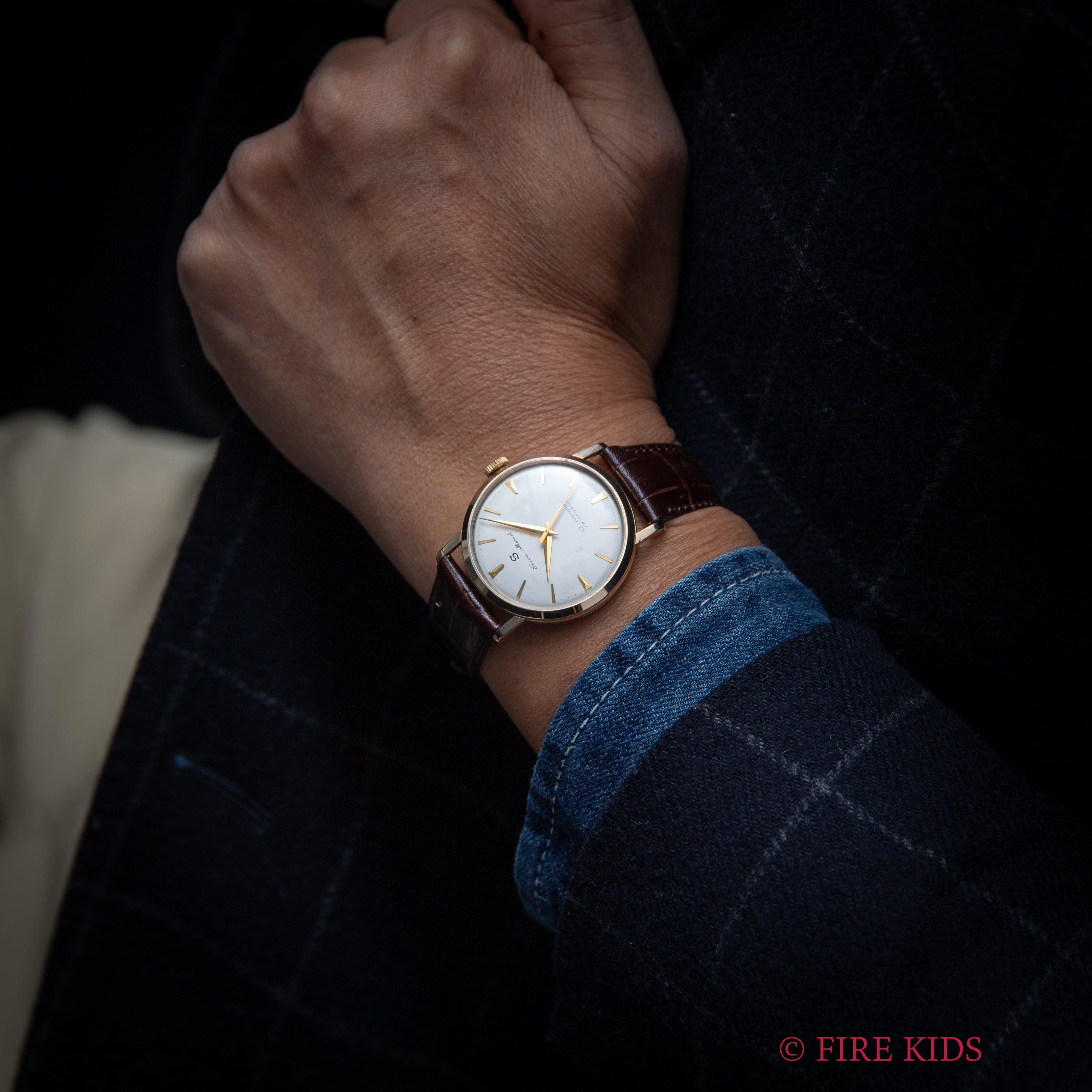 セイコー マーベル 1958年製 金張り 手巻き Ref.14029M 赤金ムーブ