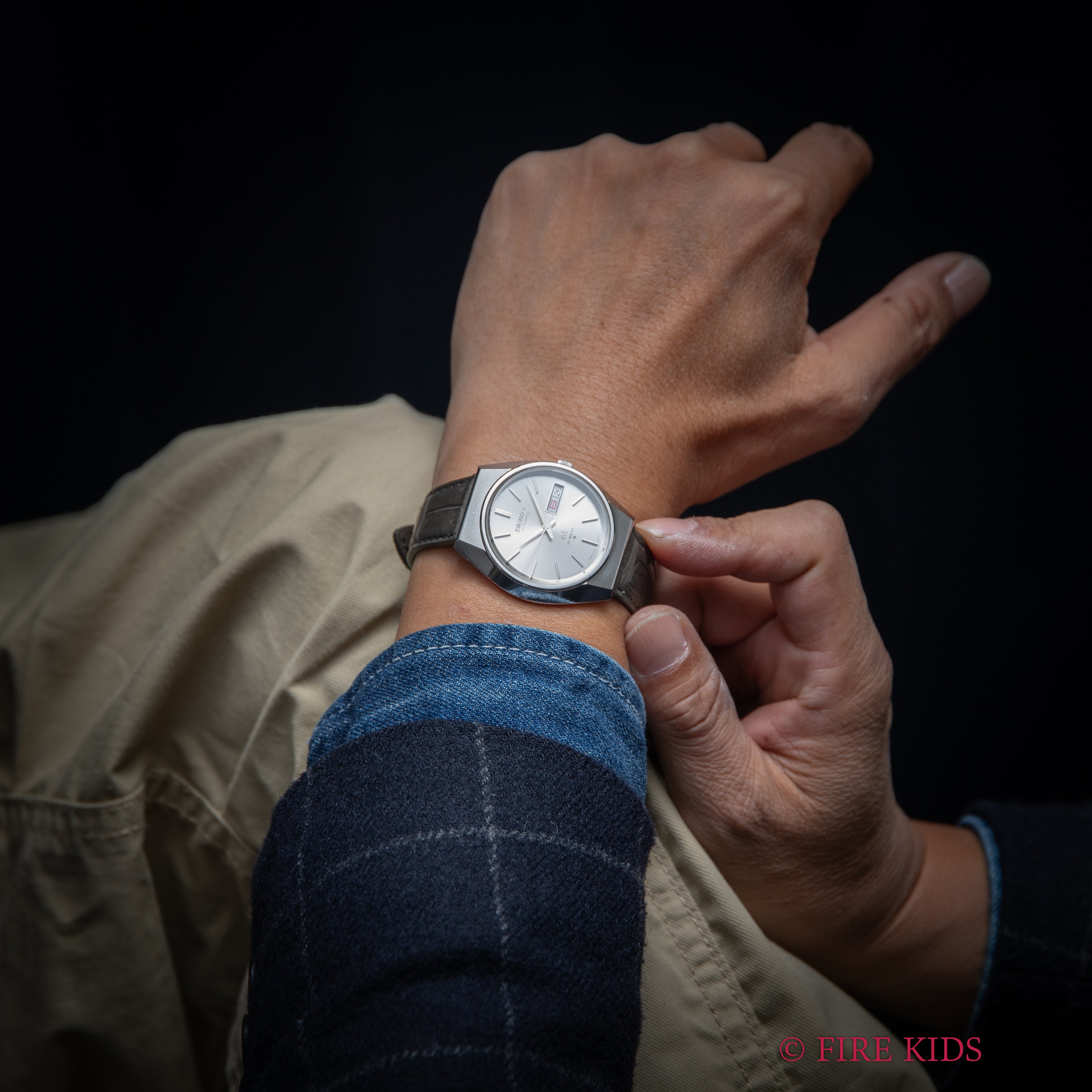 グランドセイコー 1972年製 ハイビート自動巻 56GS 5646‐8000 デイデイト