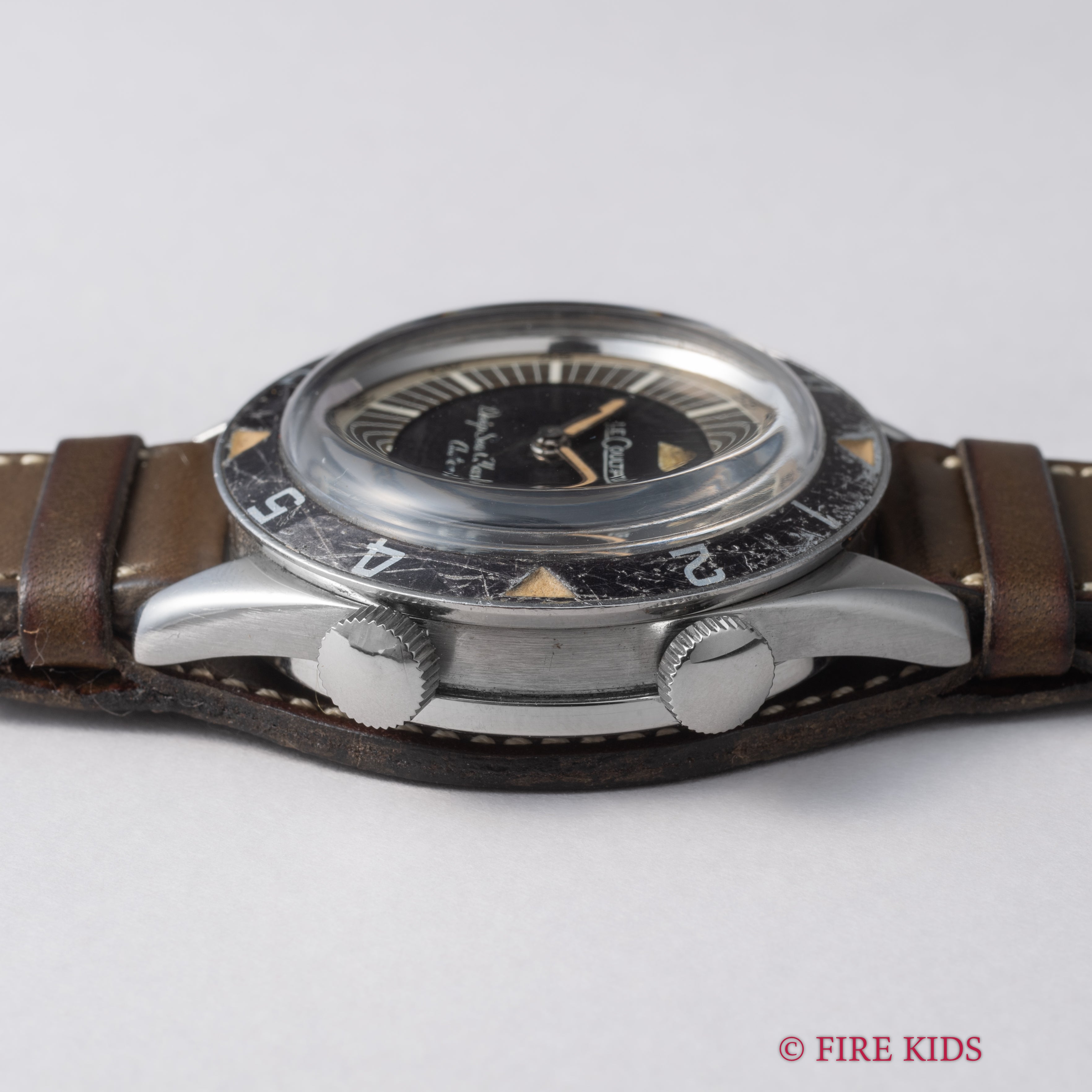 ルクルト ディープシーアラーム 1959年製 ジャガールクルトアーカイブ付き メモボックスダイバー 自動巻