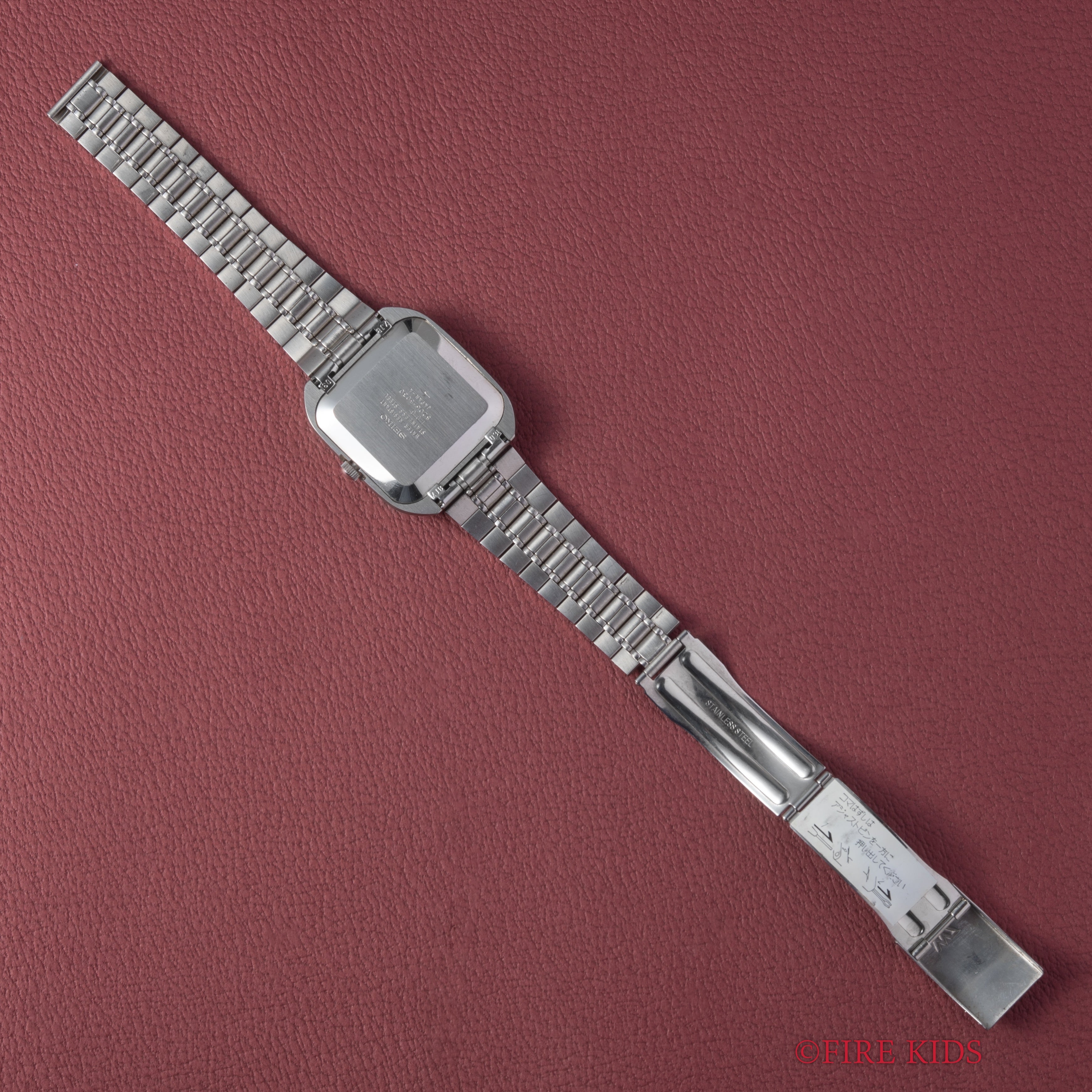 セイコー ロードマチックスペシャル 1971年製 スクエアケース パープルダイアル Ref.5206-5030 純正ブレス付き