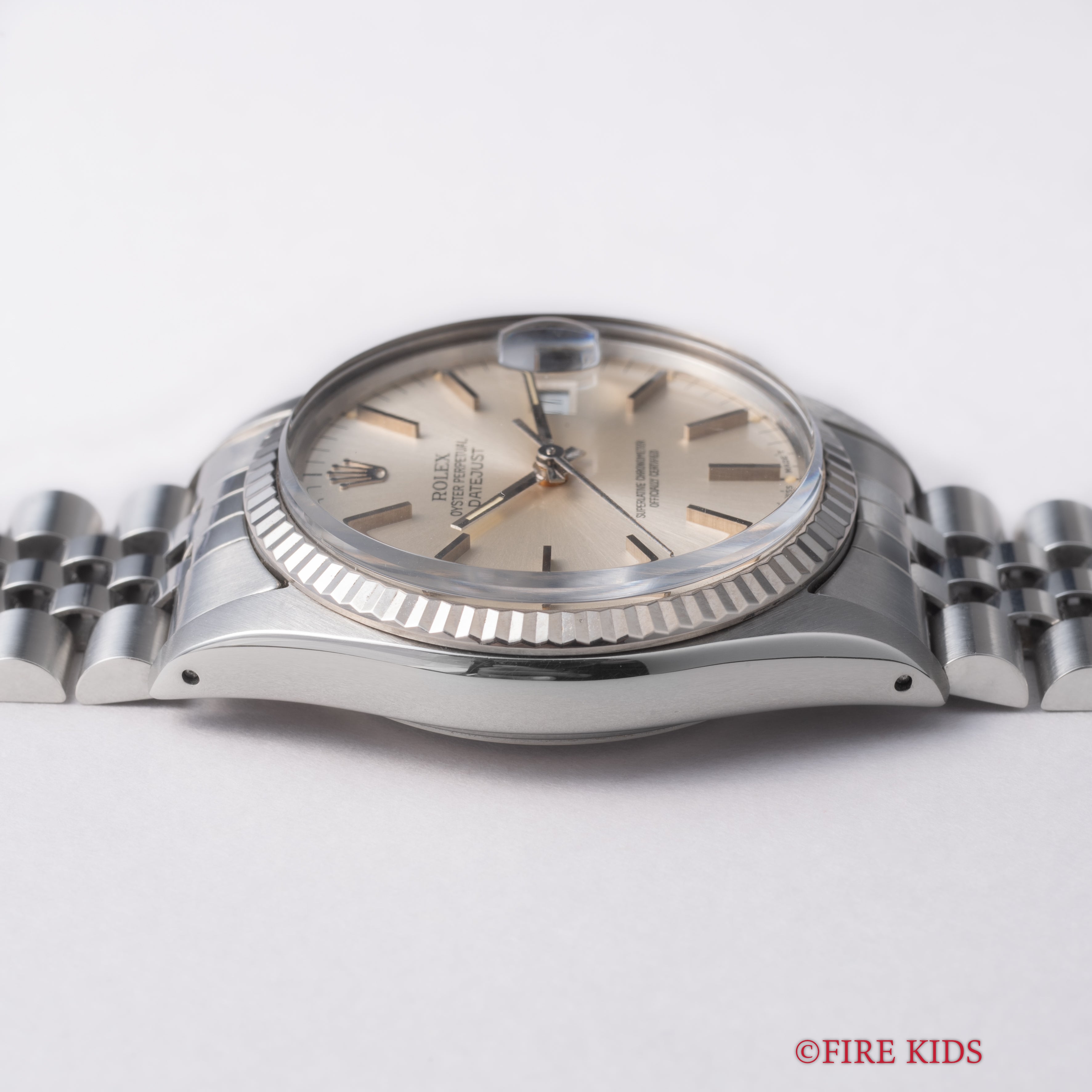 ロレックス デイトジャスト 1984年製 Ref.16014 シルバーダイヤル WGベゼル