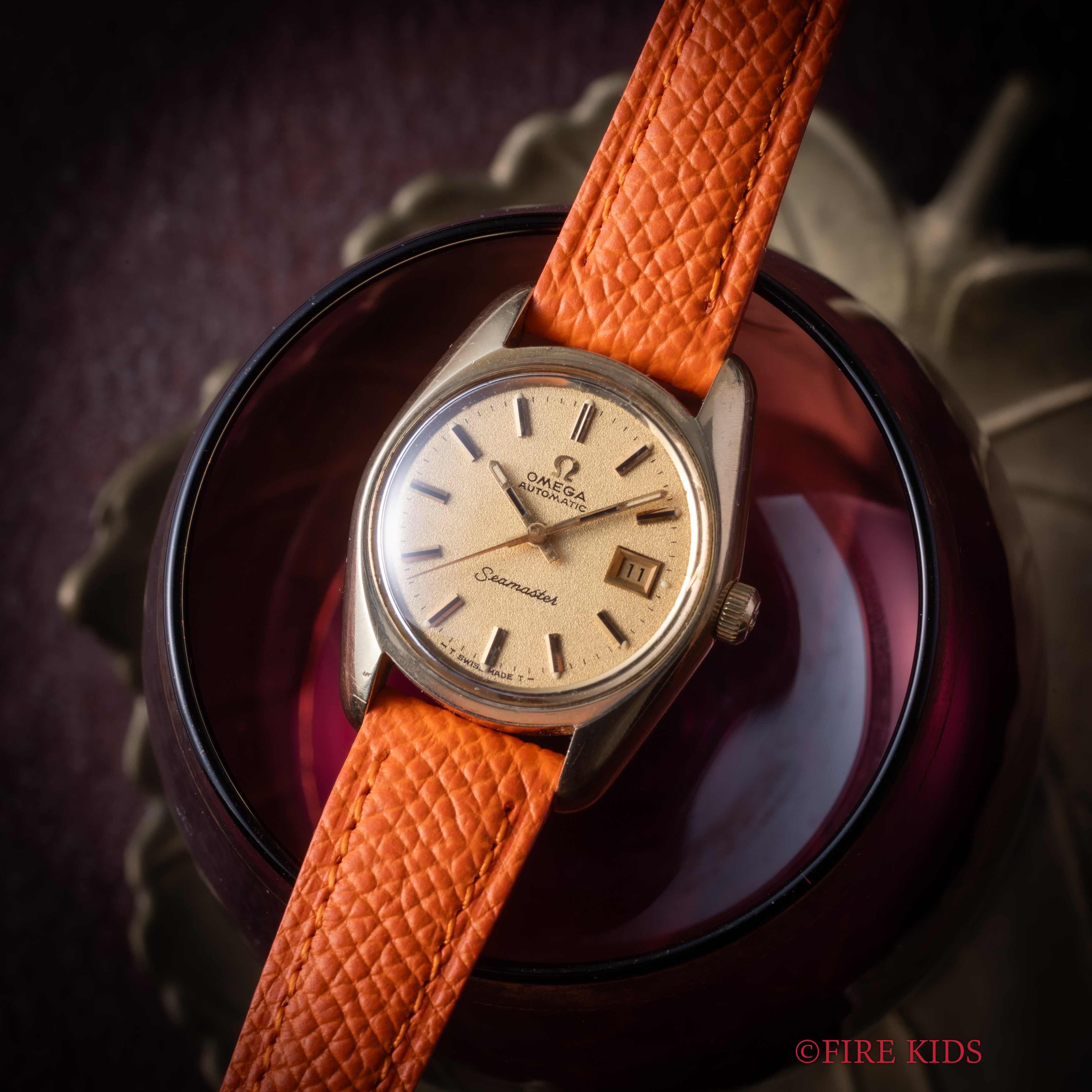 オメガ シーマスター レディース 1969年製 自動巻 Ref.566.026 純正尾錠付き