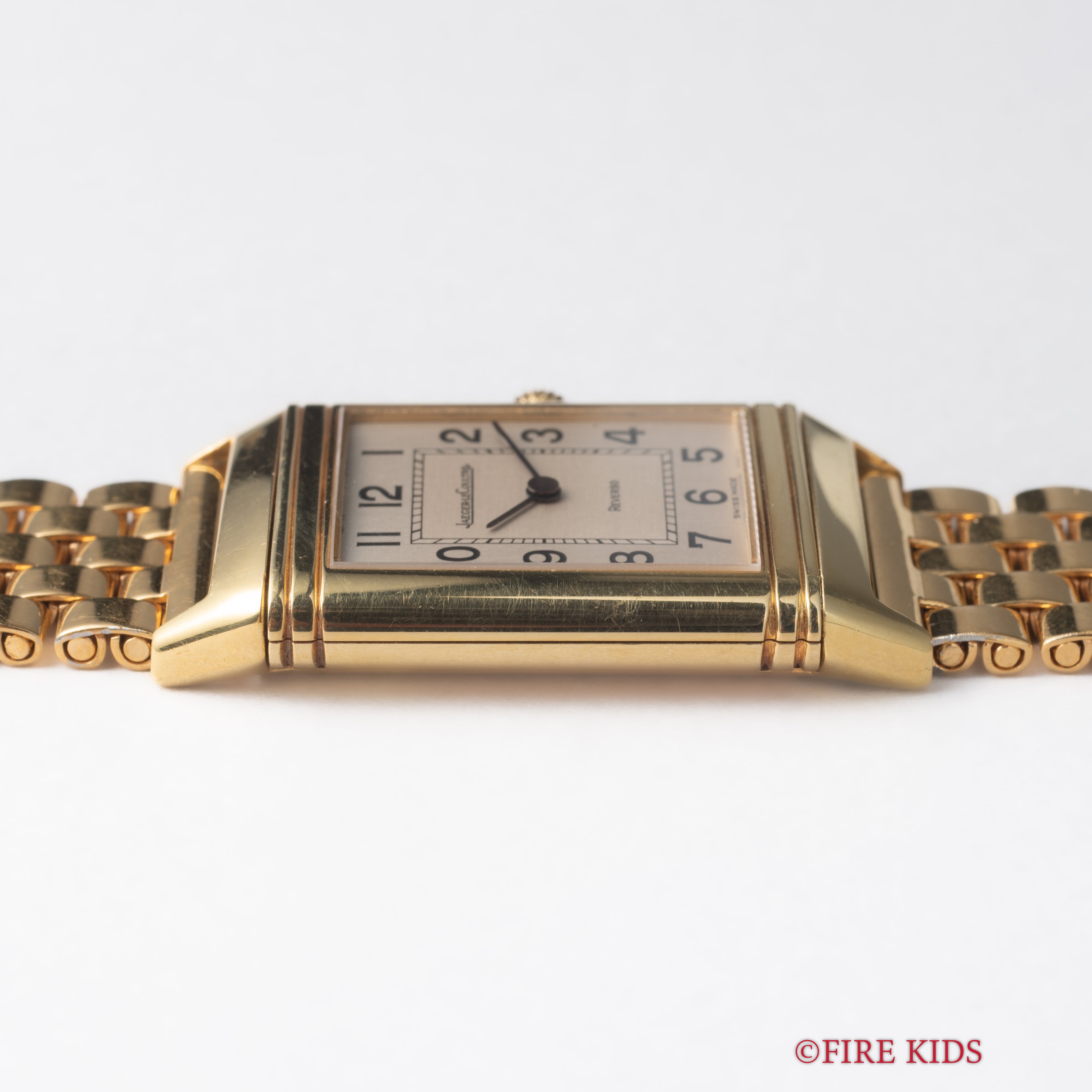 ジャガールクルト レベルソ クラシック モノフェイス Ref.6184 21 1980年代製 18KYG Cal.846 純正尾錠付き