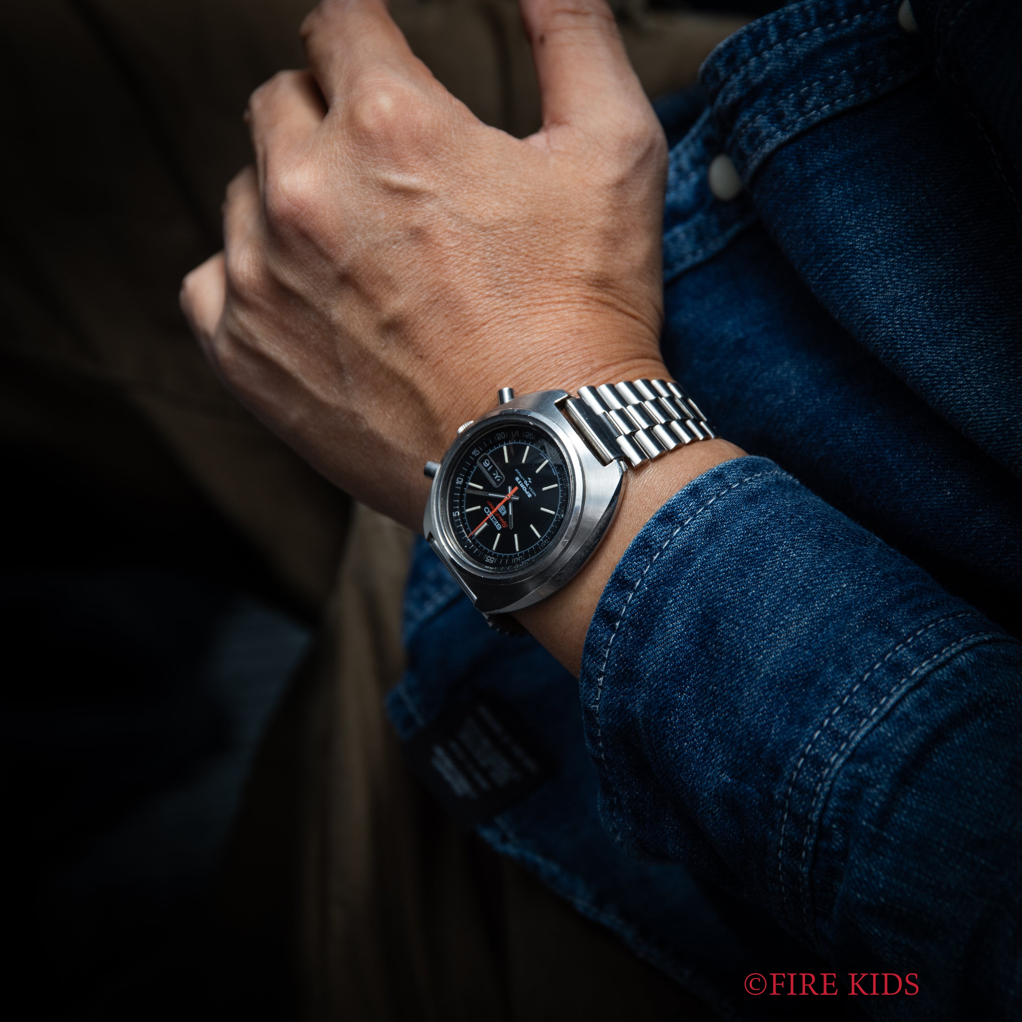 セイコー 5スポーツ スピードタイマー Ref.7017-6010 1970年製 インナーベゼル