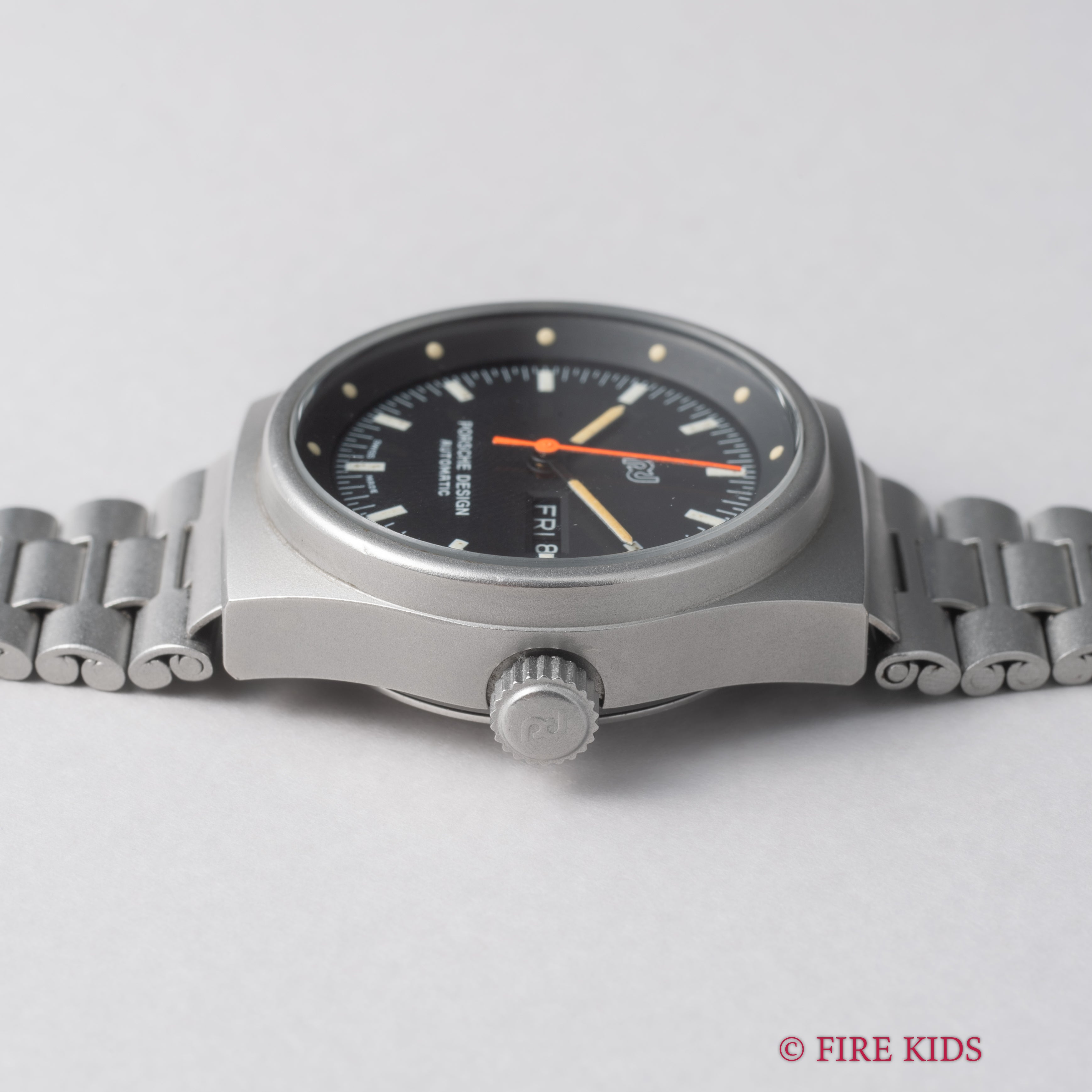 ポルシェデザイン ボーイズ 自動巻き デイデイト 1980年代 オルフィナ