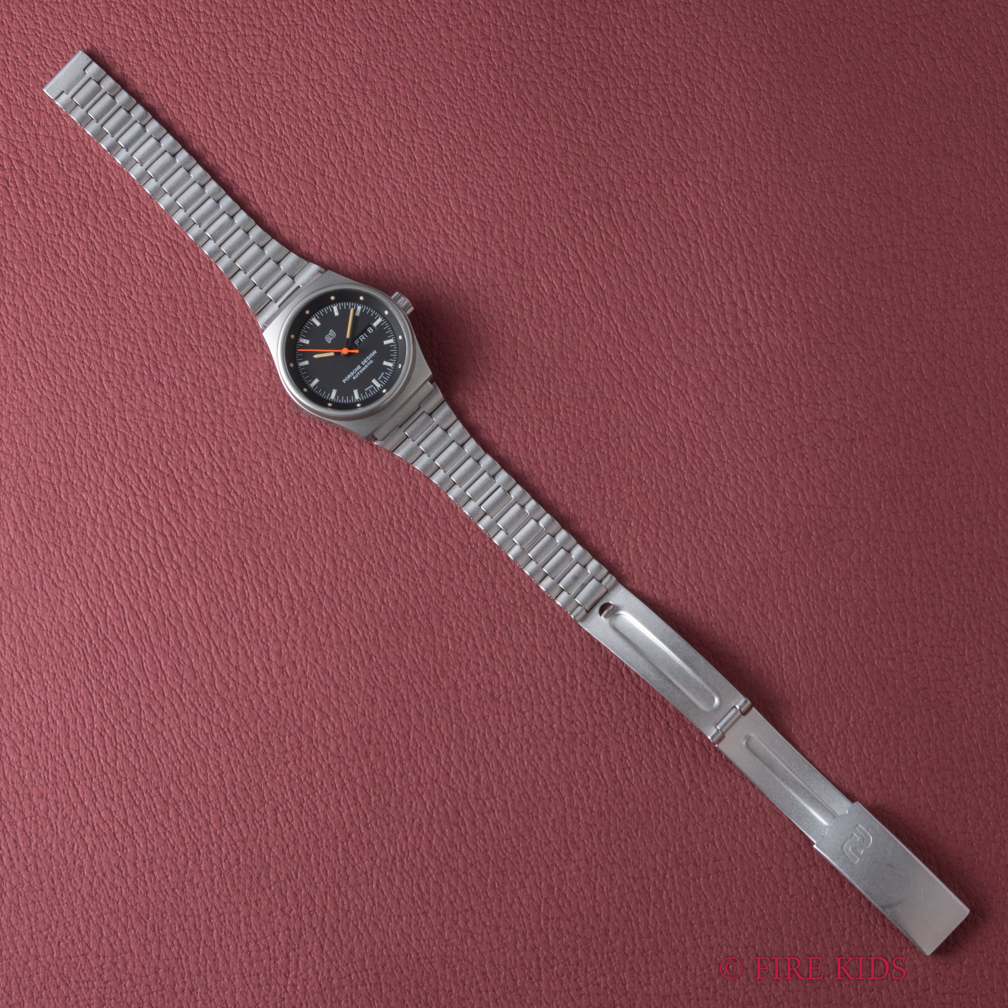 ポルシェデザイン ボーイズ 自動巻き デイデイト 1980年代 オルフィナ