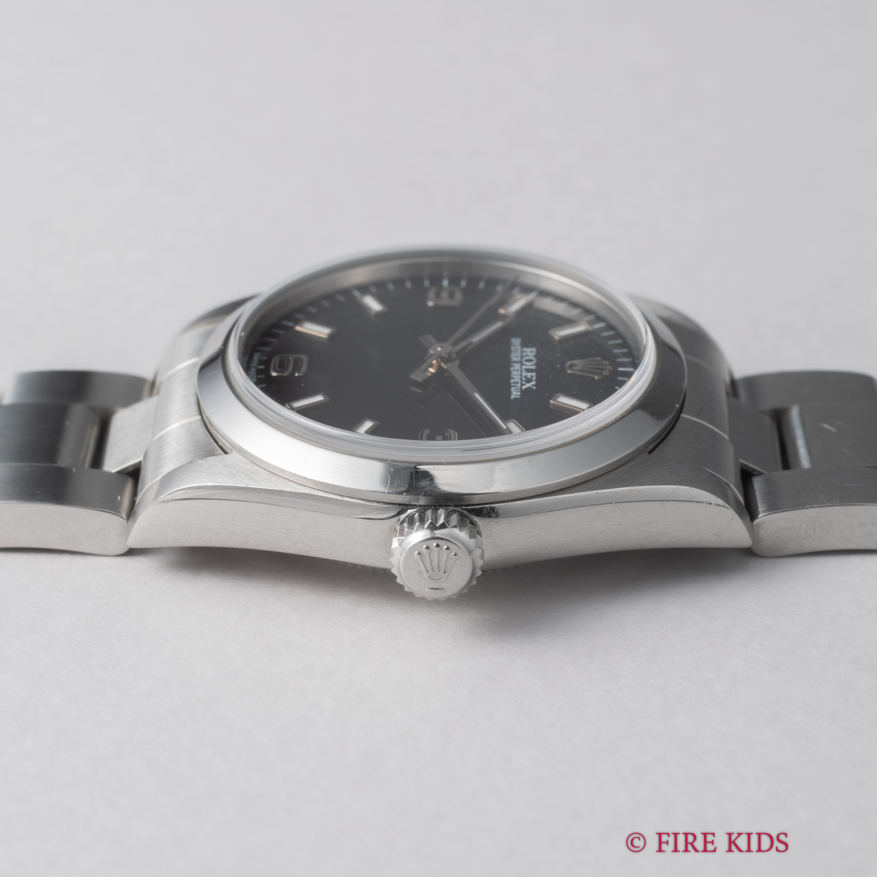 ロレックス 2001年製 オイスターパーペチュアル ボーイズ EX-Ⅰダイヤル Ref.77080 オイスターブレス 箱付