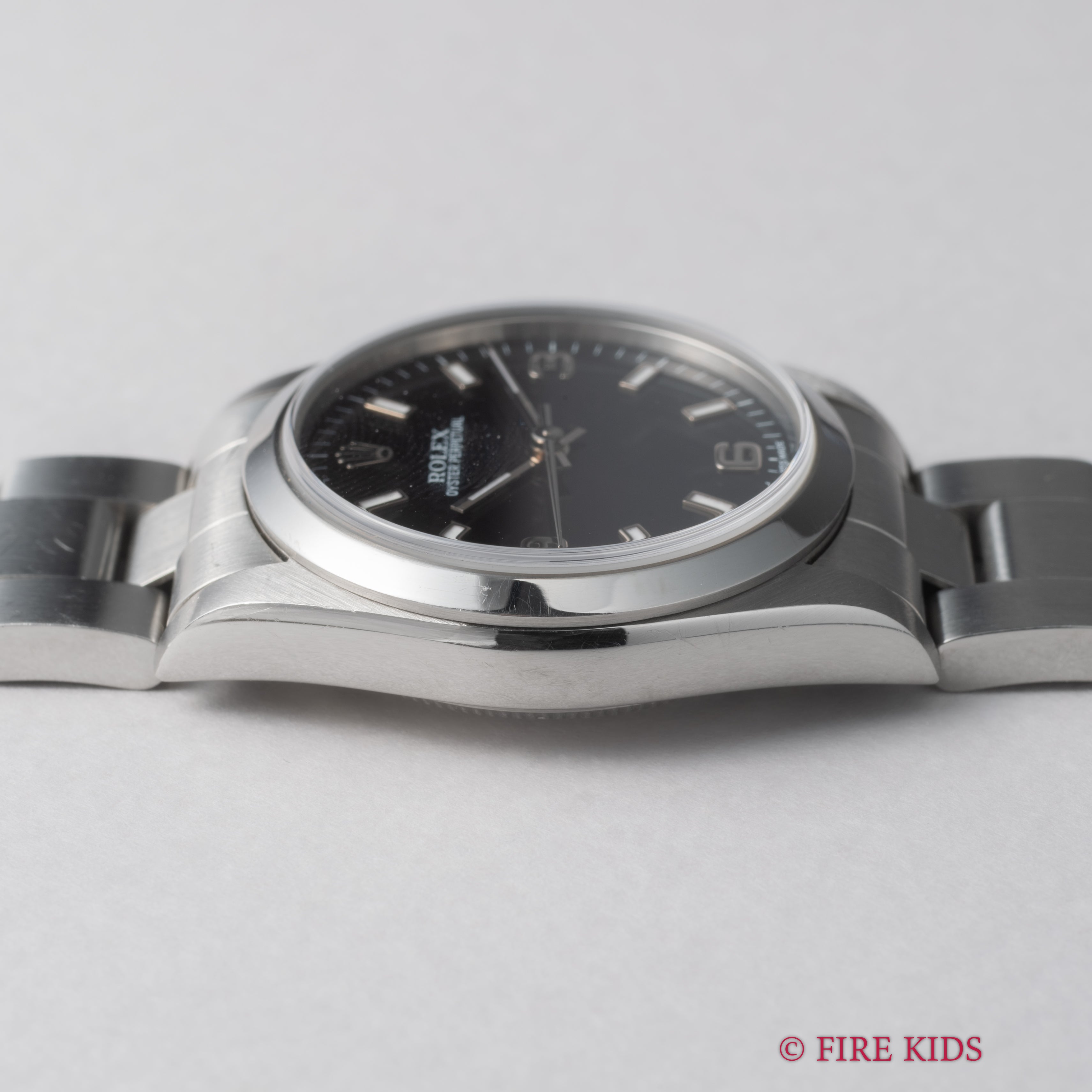 ロレックス 2001年製 オイスターパーペチュアル ボーイズ EX-Ⅰダイヤル Ref.77080 オイスターブレス 箱付