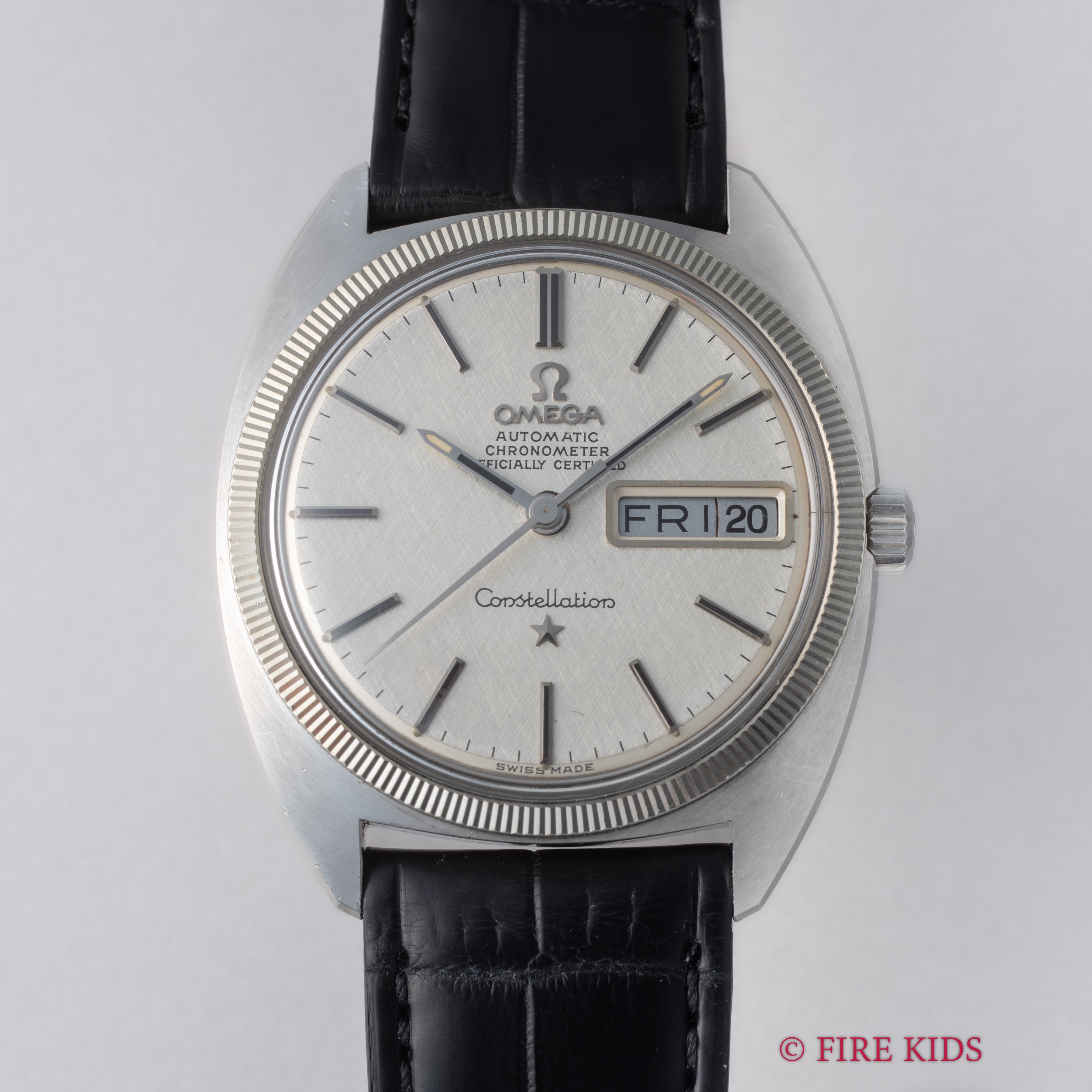 オメガ コンステレーション 1969年製 Ref.168.029 ジェンタ WGベゼル リネンシルバーダイヤル