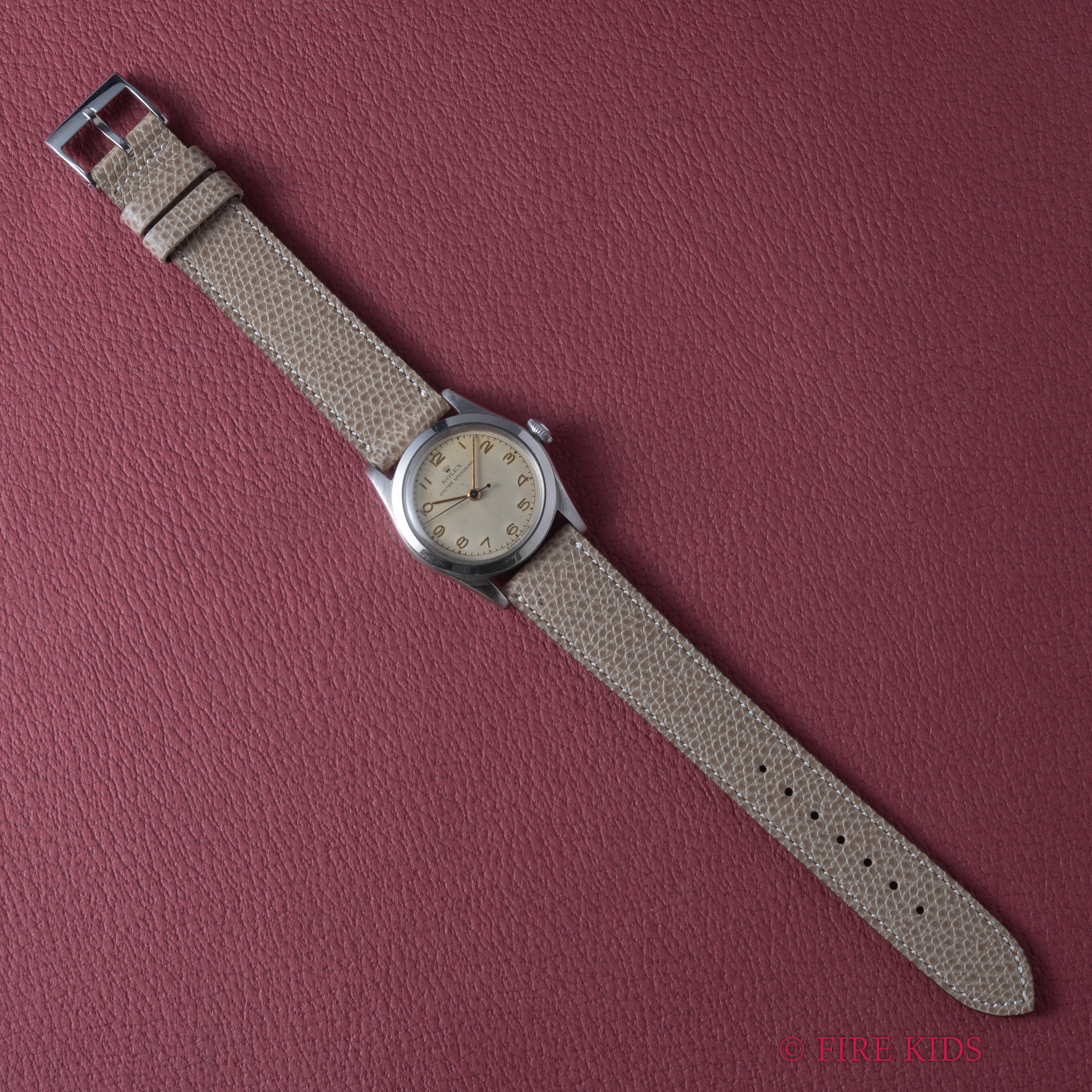 ロレックス スピードキング 1947年製 Ref.4220 全アラビアダイヤル