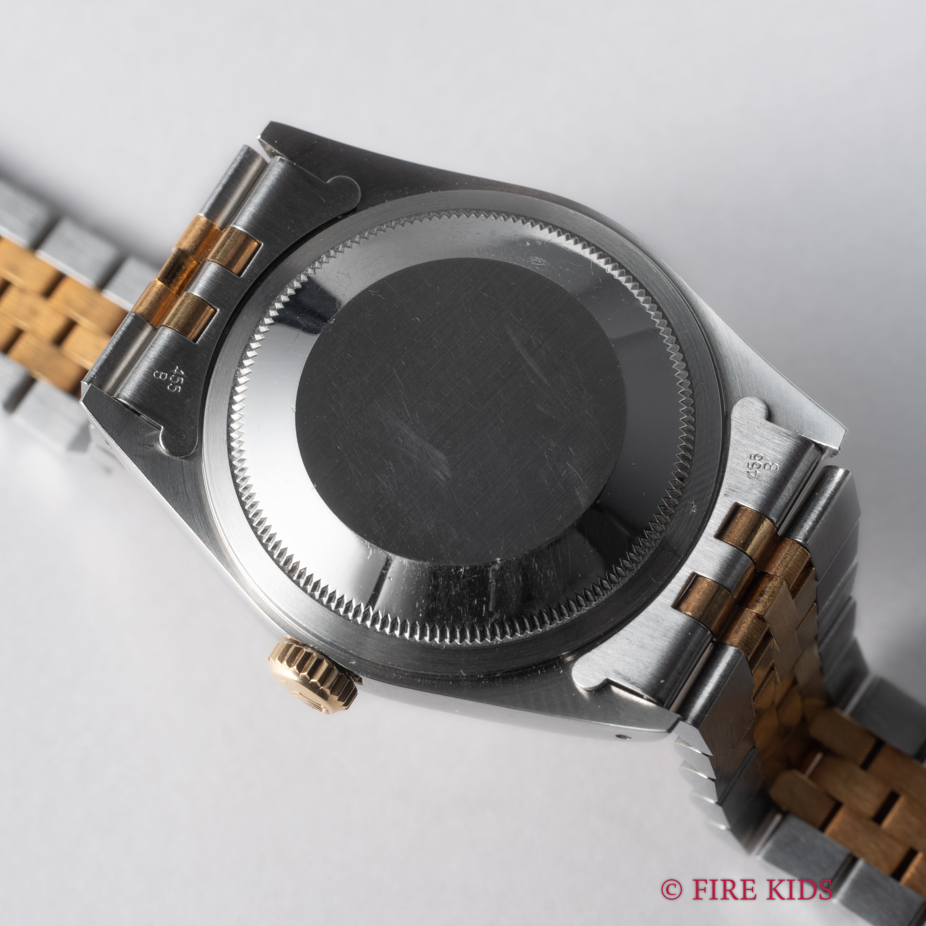 ロレックス デイトジャストコンビ 1990～91年製 10Pダイヤ Ref.16233G シャンパンダイヤル ギャラ、タグ付